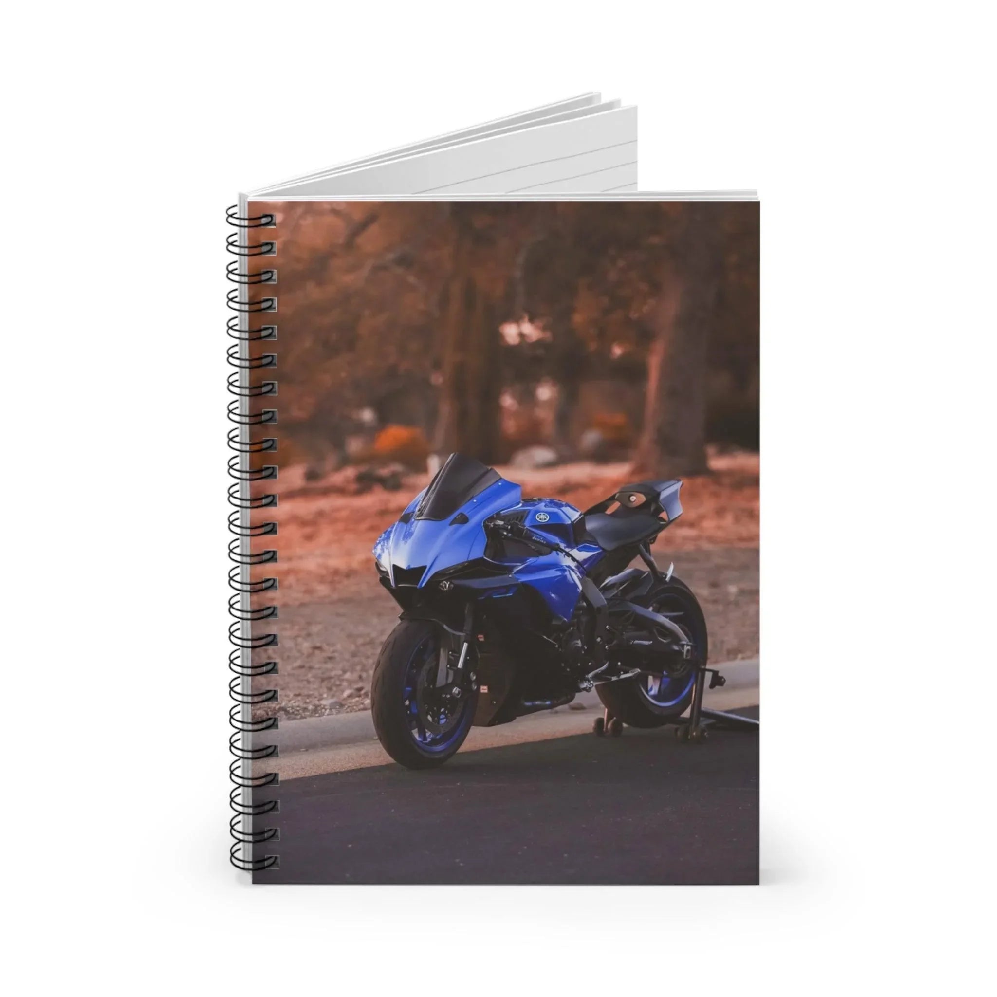 Yamaha R1 Motorcycle Spiral Notebook #032 - Throttle Designs
