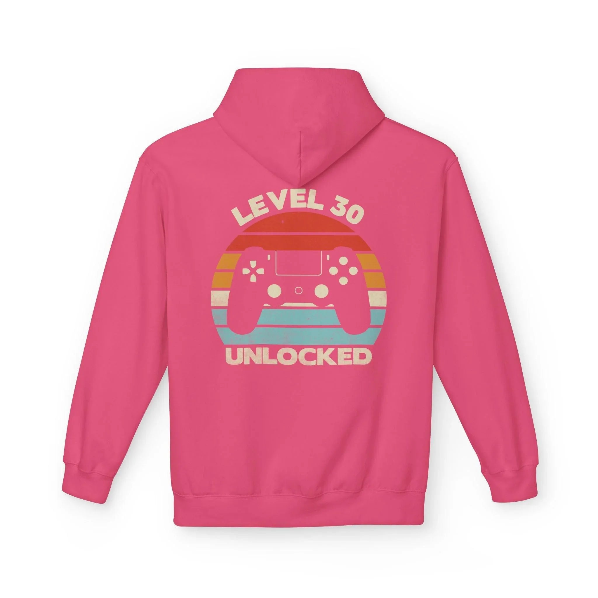 Level Up Your Style: Retro Gaming Fleece Hoodie with Comfort and Charm