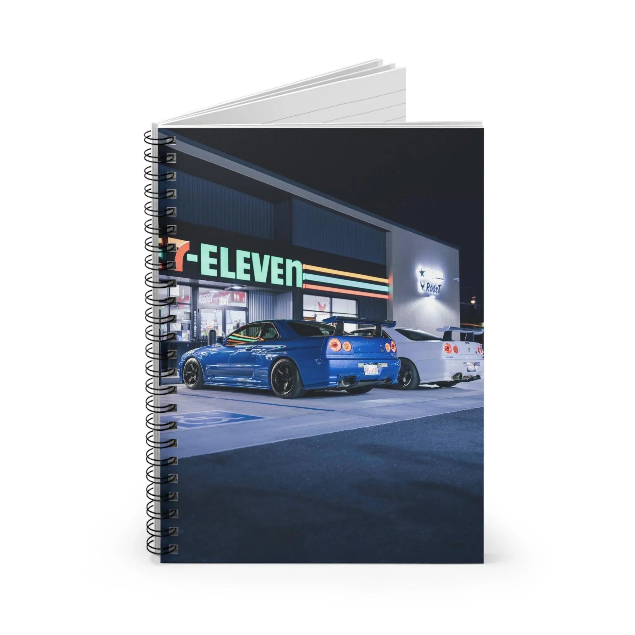 Nissan GTR R34 Automotive Spiral Notebook #006 - Throttle Designs