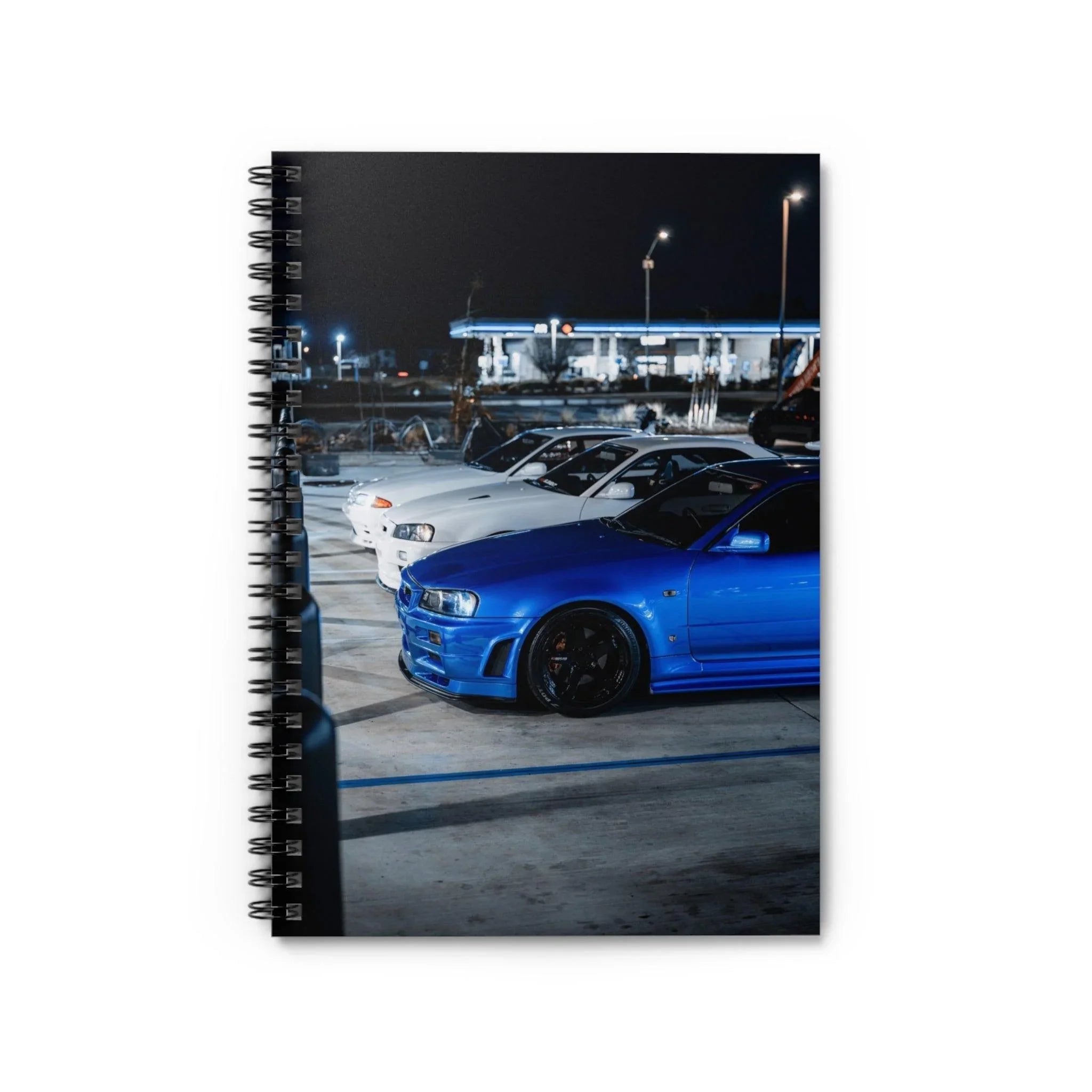 Nissan GTR R34 Automotive Spiral Notebook #009 - Throttle Designs