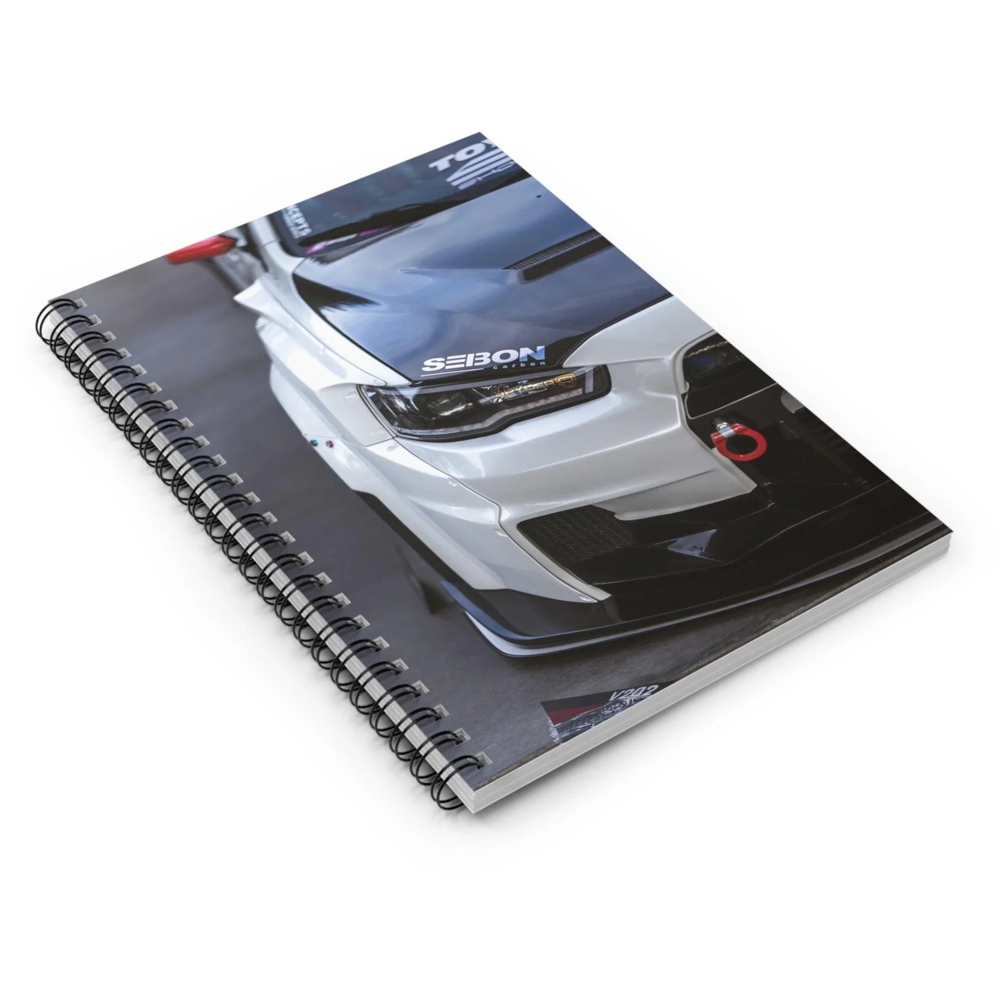 Mitsubishi Evo 10 Automotive Spiral Notebook #008 - Throttle Designs