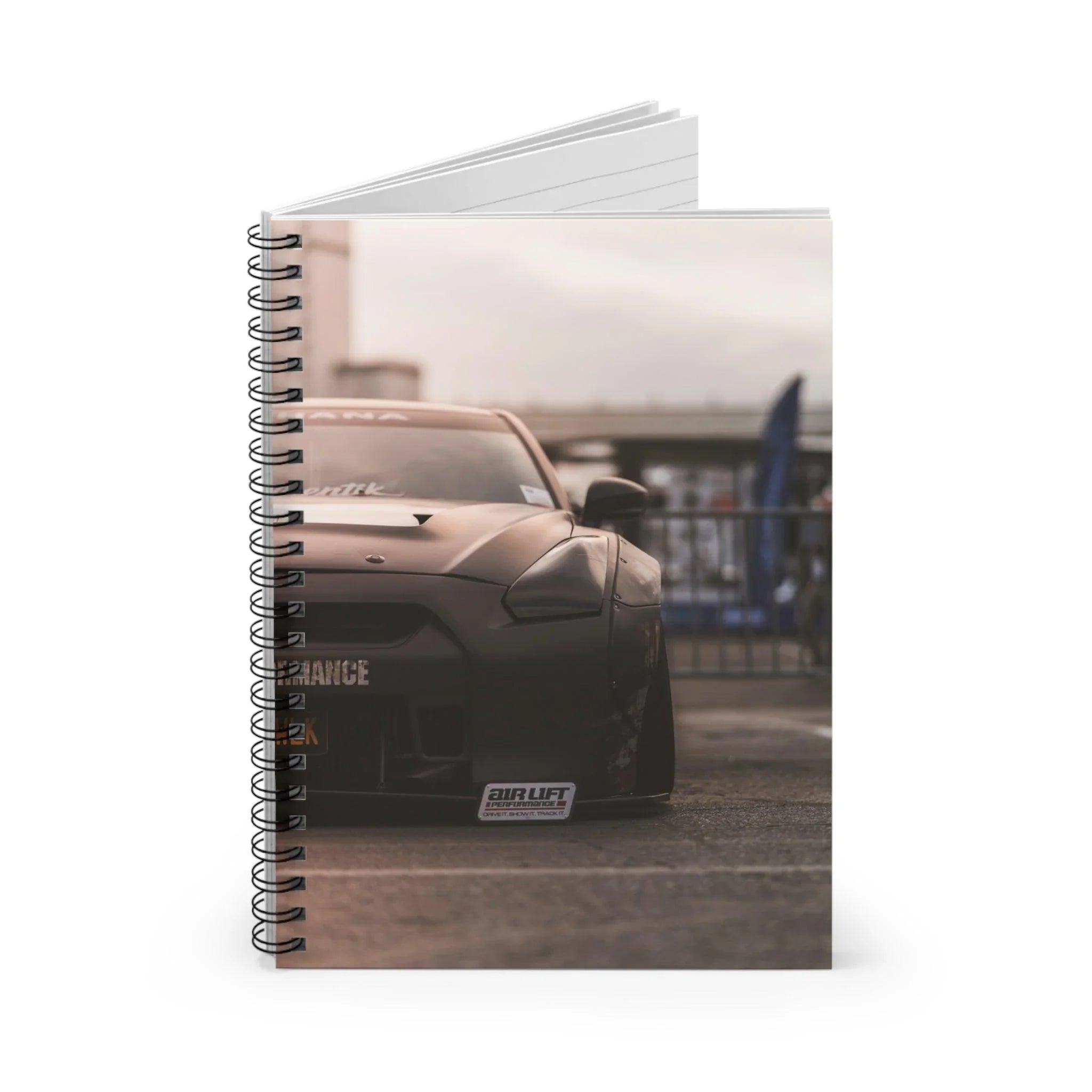 Nissan GTR R35 Automotive Spiral Notebook #002 - Throttle Designs