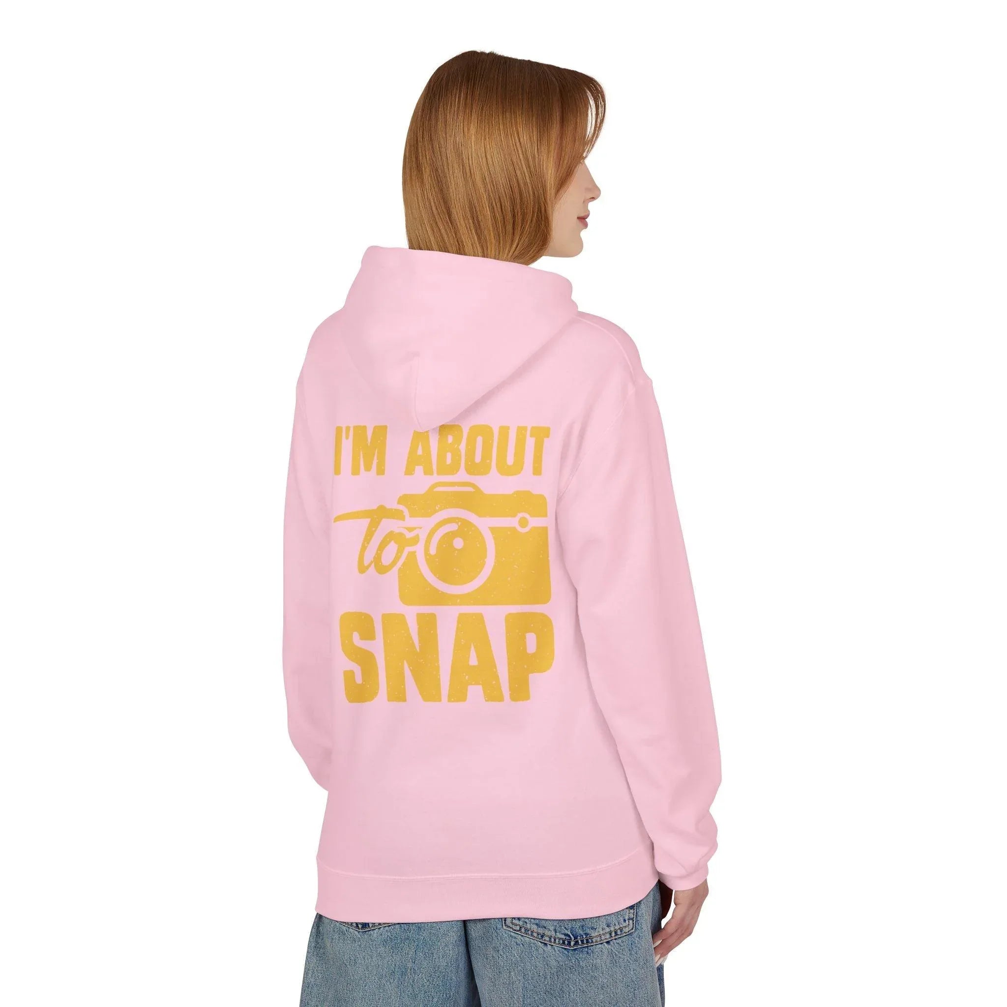 "I'm About to Snap" Exclusive Fleece Hoodie for Passionate Photographers