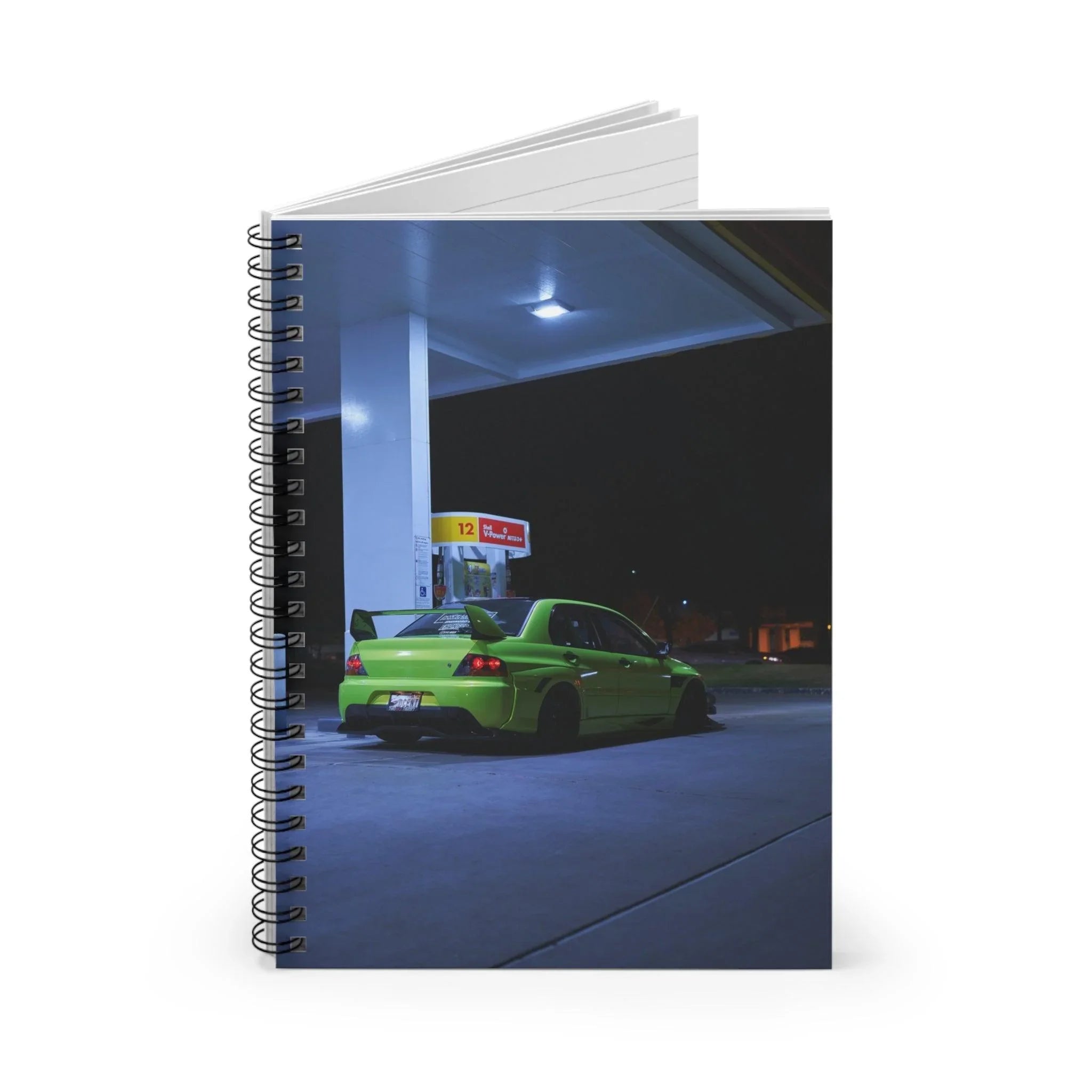 Mitsubishi Evo 9 Automotive Spiral Notebook #007 - Throttle Designs