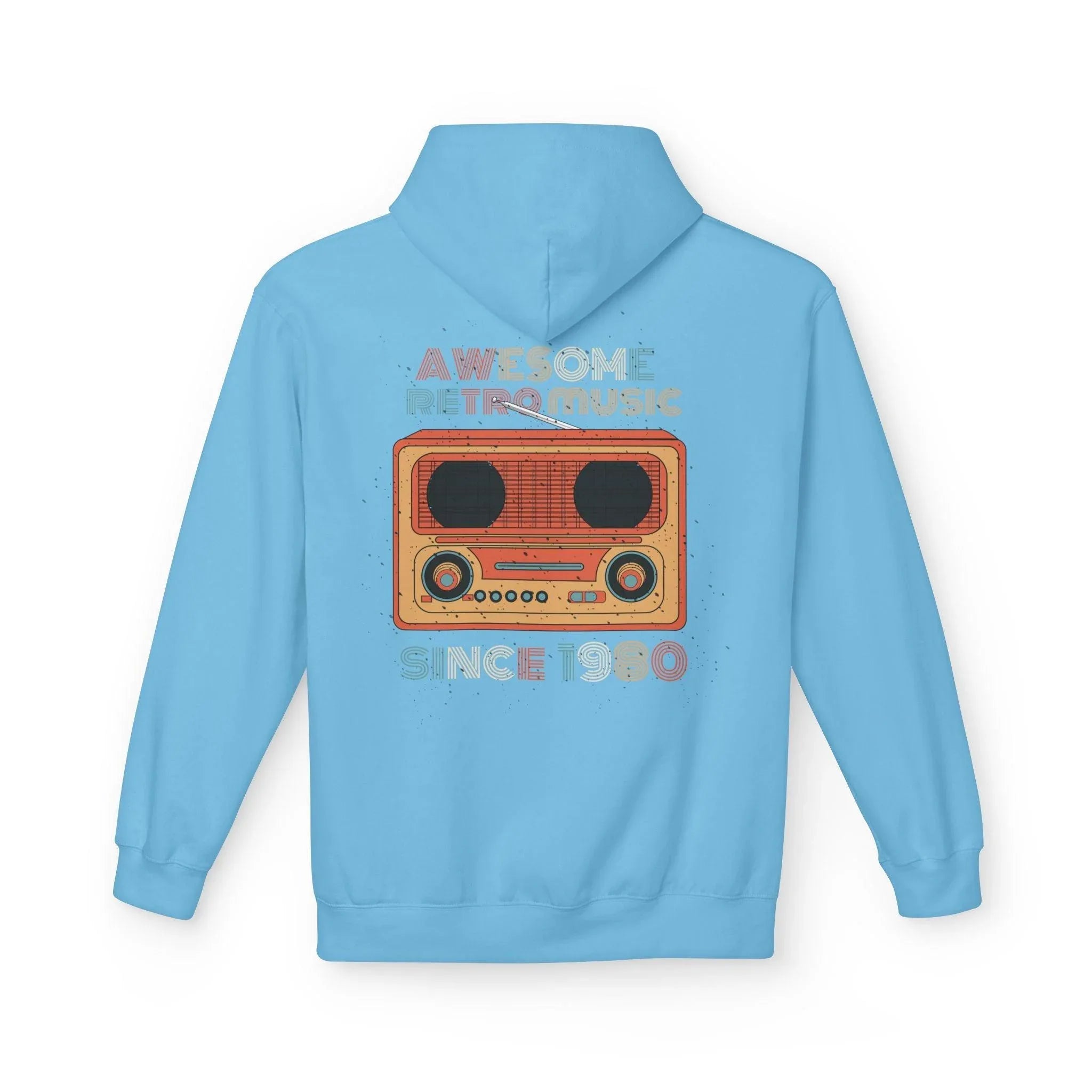 Stylish Retro Music Fleece Hoodie for Ultimate Comfort