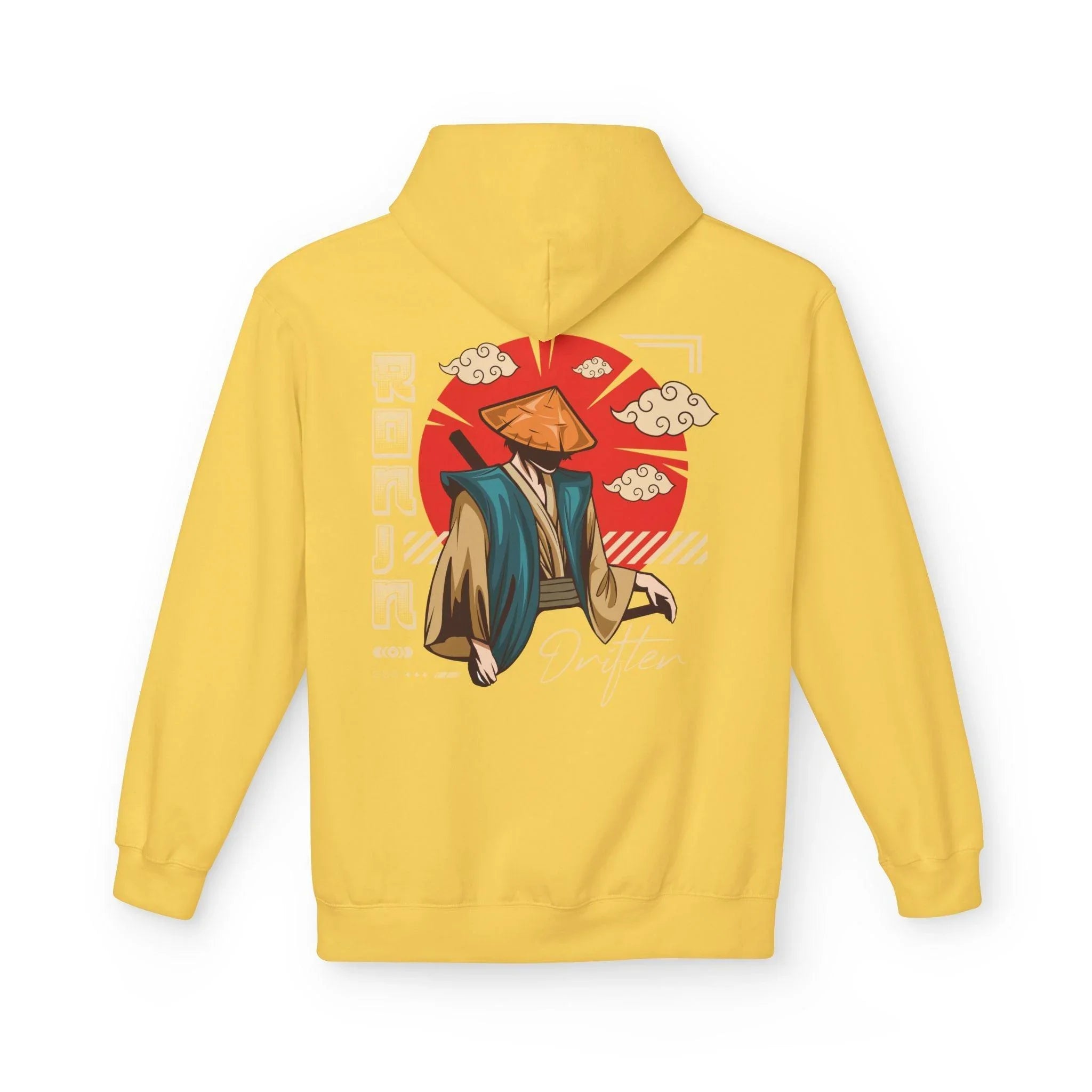Ultimate Ronin Drifter Japanese Streetwear Fleece Hoodie for Trendsetters