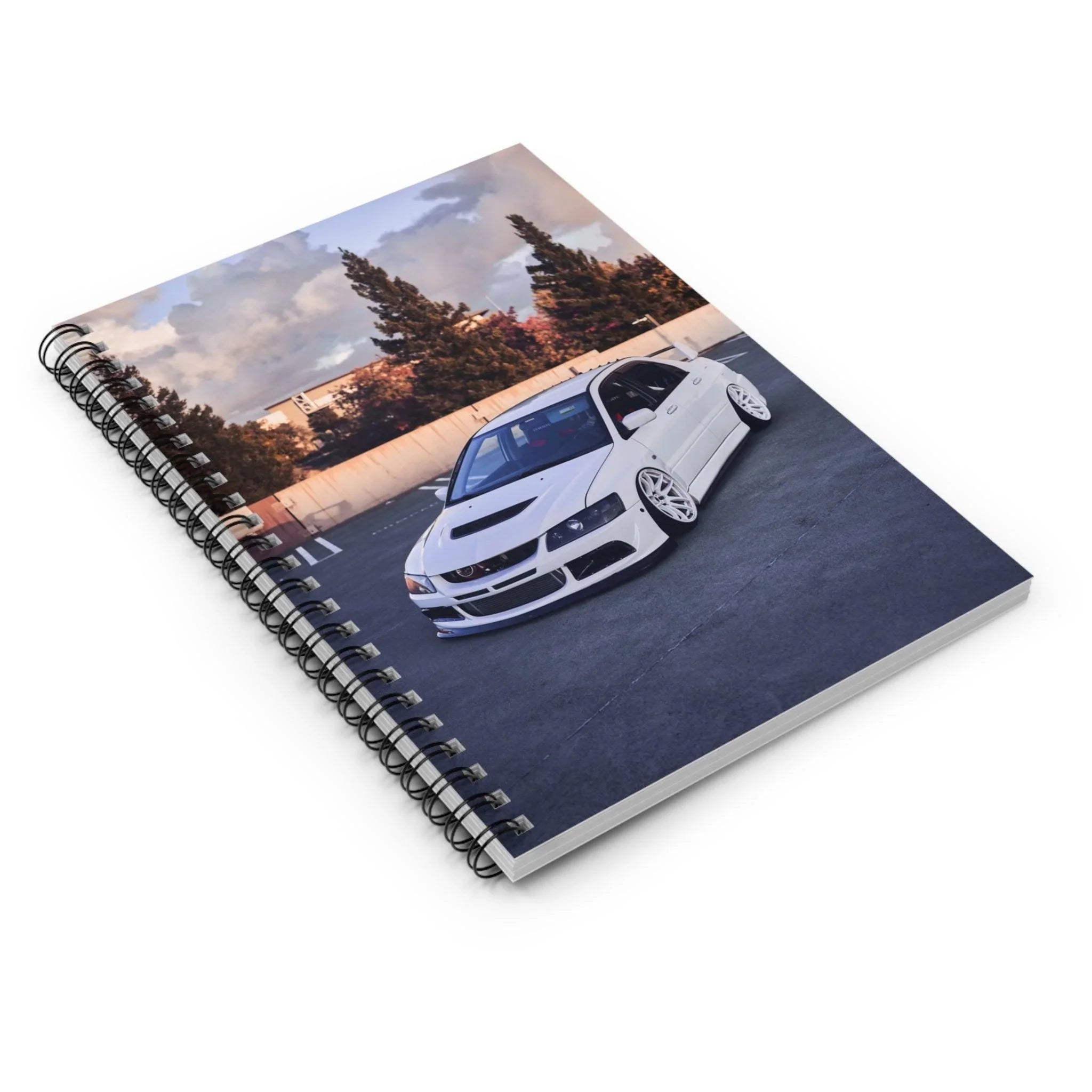 Mitsubishi Evo 8 Automotive Spiral Notebook #004 - Throttle Designs