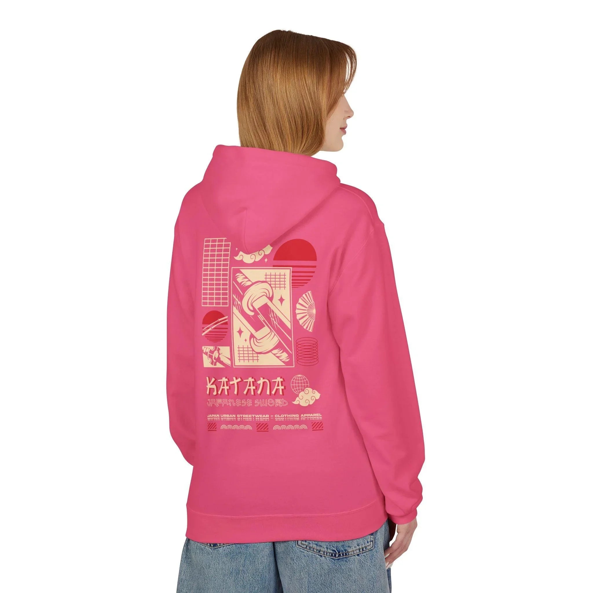 Ultimate "Katana" Japanese Fleece Hoodie for Stylish Streetwear Enthusiasts