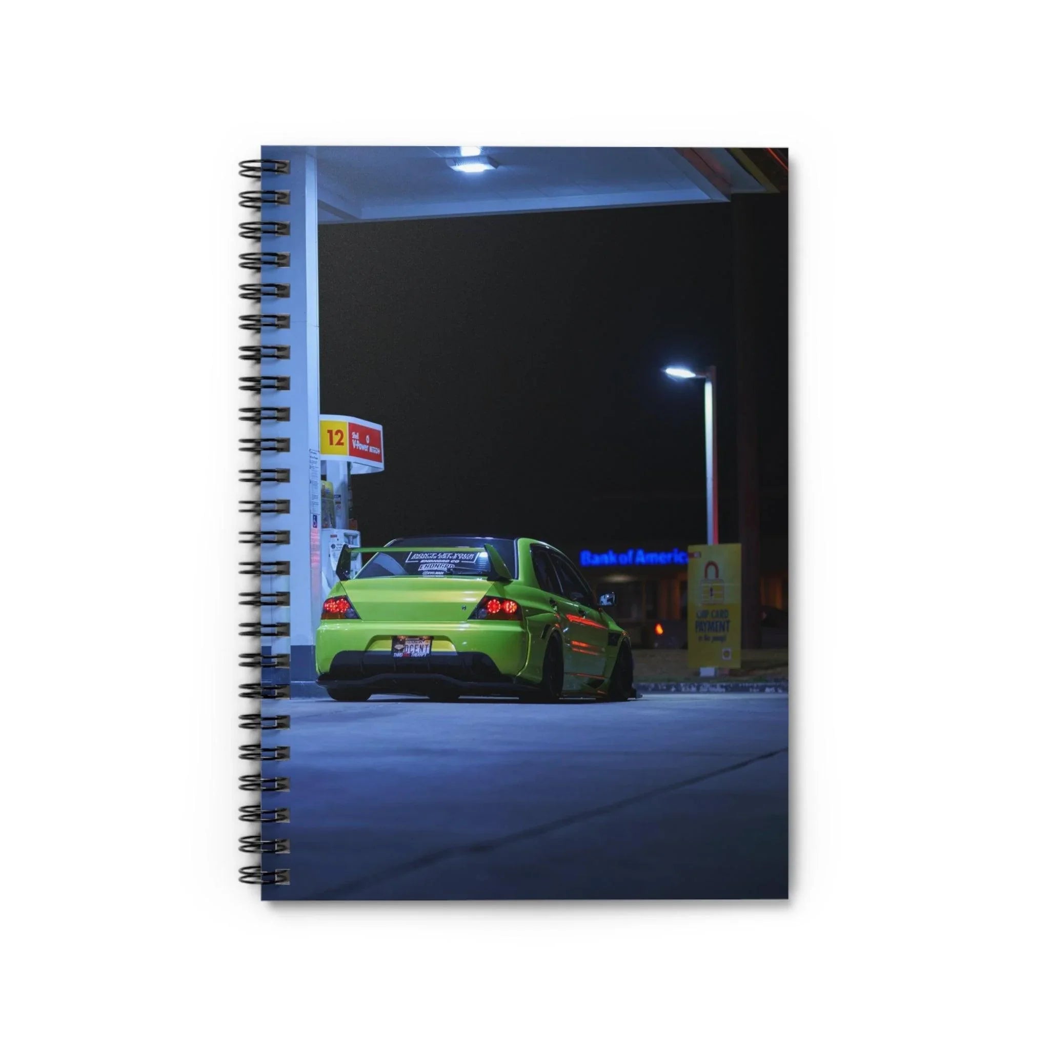 Mitsubishi Evo 9 Automotive Spiral Notebook #001 - Throttle Designs