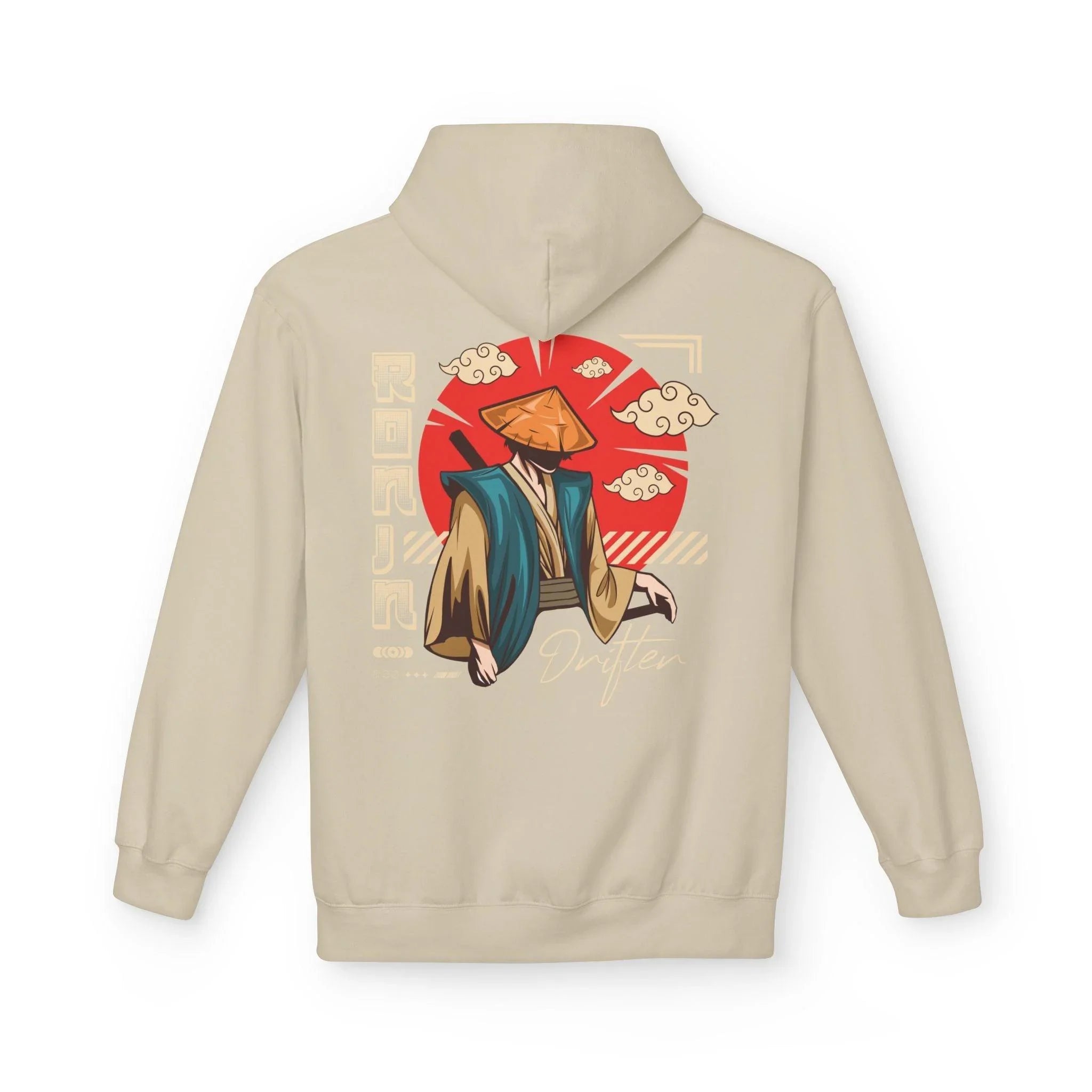 Ultimate Ronin Drifter Japanese Streetwear Fleece Hoodie for Trendsetters