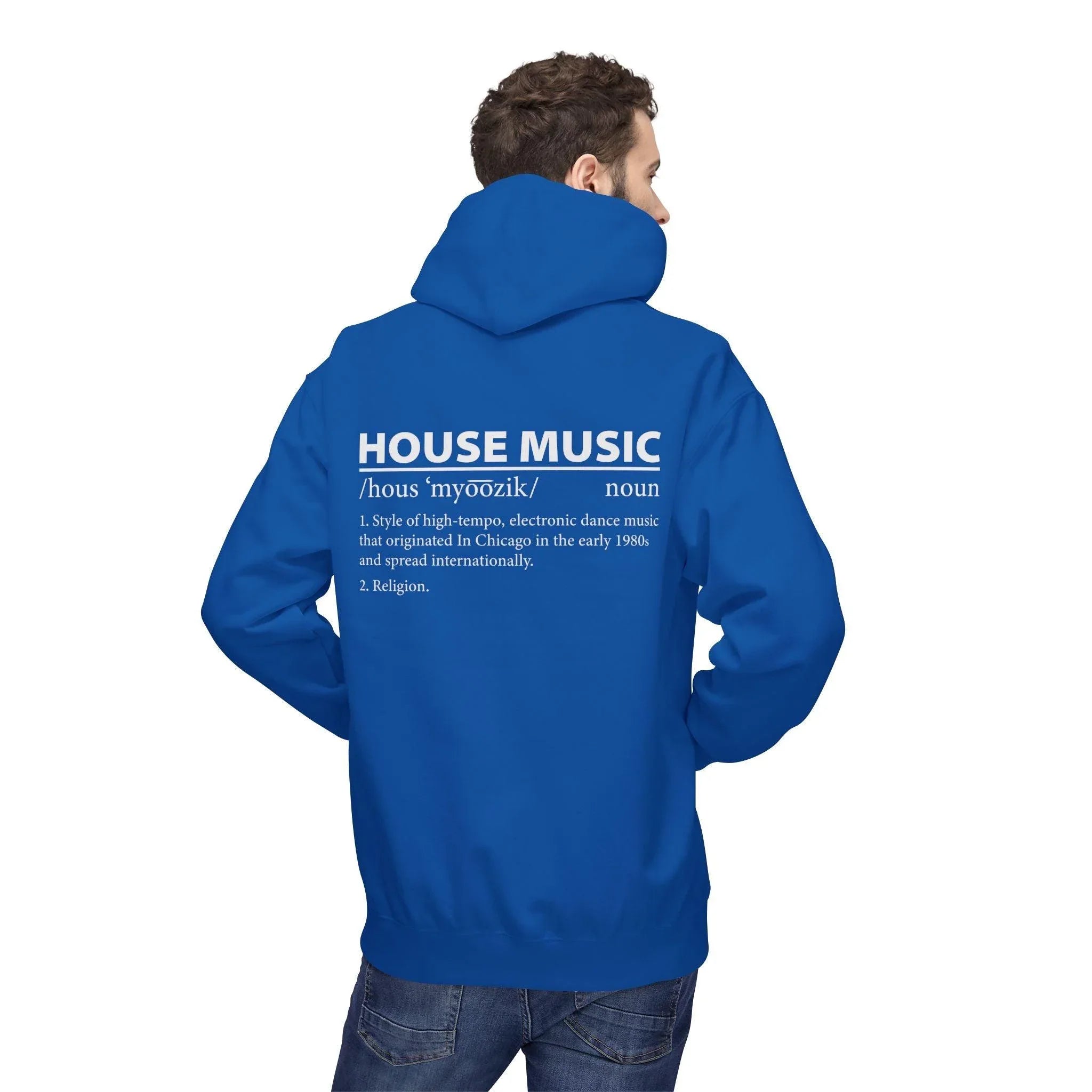 Ultimate House Music Fleece Hoodie for Comfort and Style