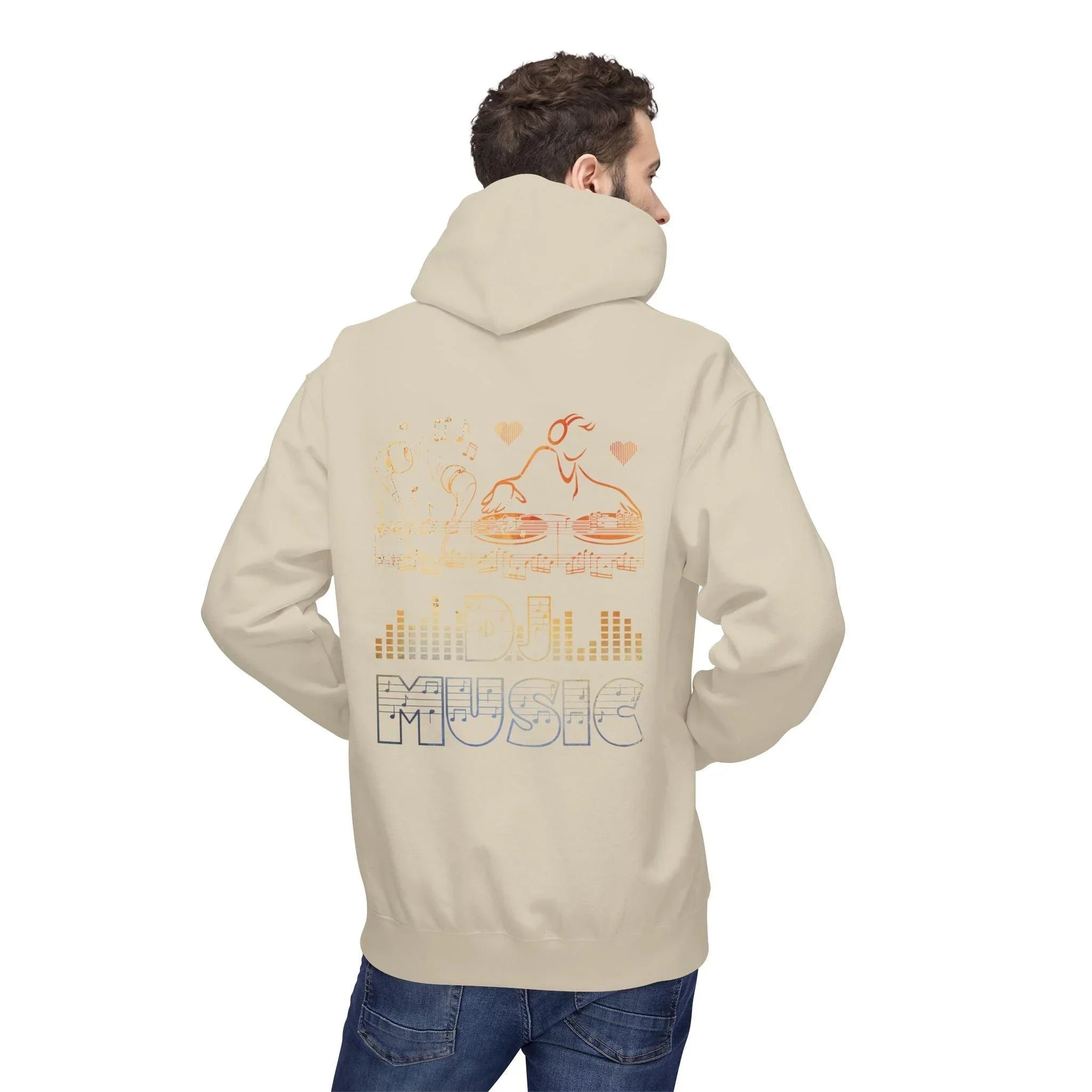 Ultimate DJ Music Lover's Fleece Hoodie: Comfort Meets Style
