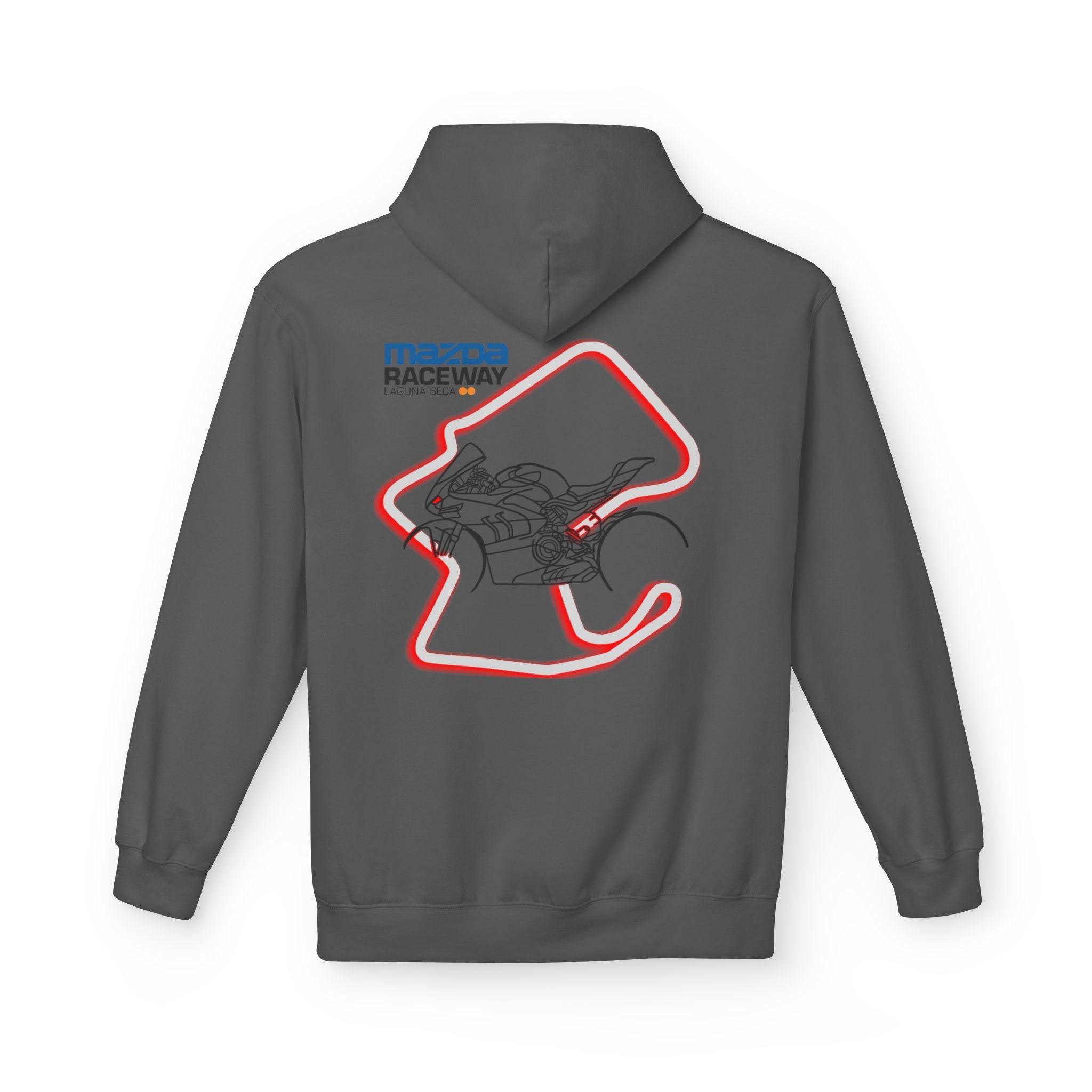 Ducati Panigale V4 SP Laguna Seca Hoodie - Red Edition for Comfort & Style