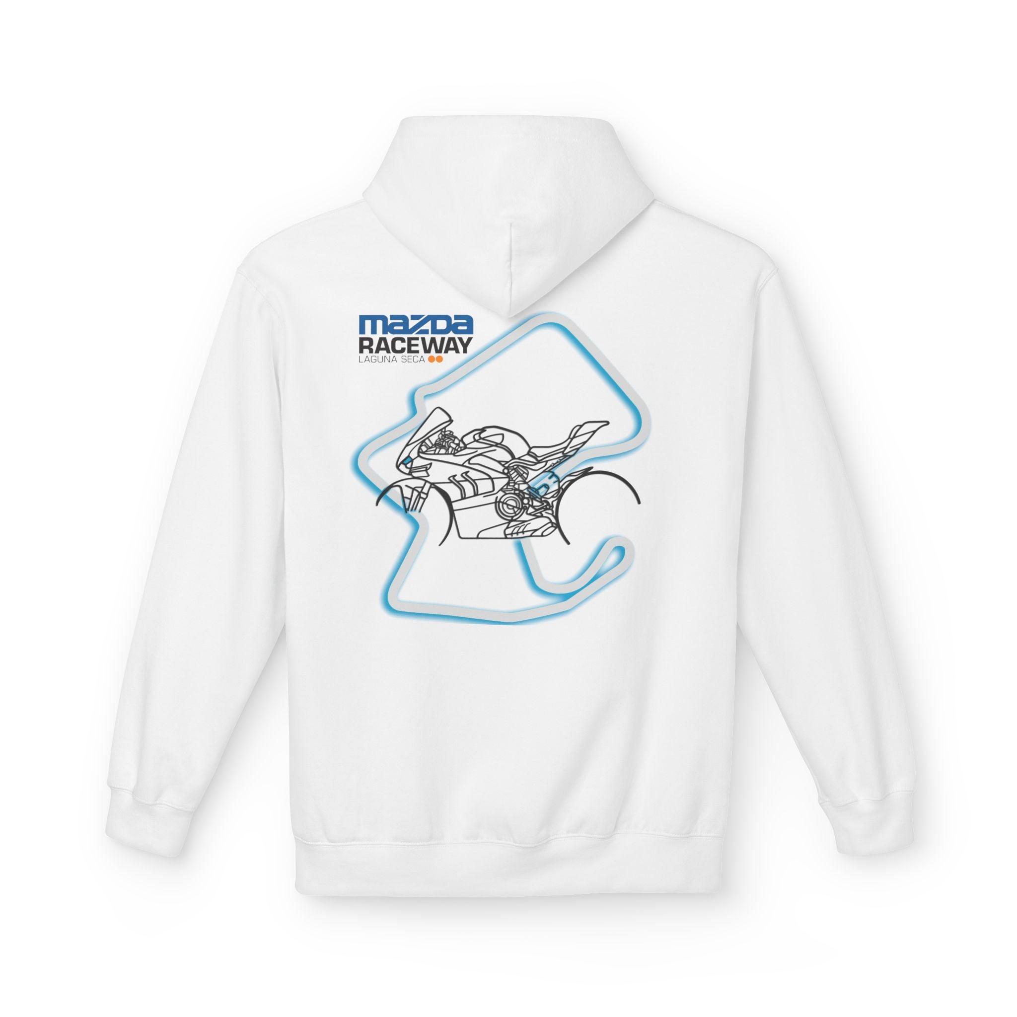 Ducati Panigale V4 SP Laguna Seca Fleece Hoodie - Stylish & Cozy