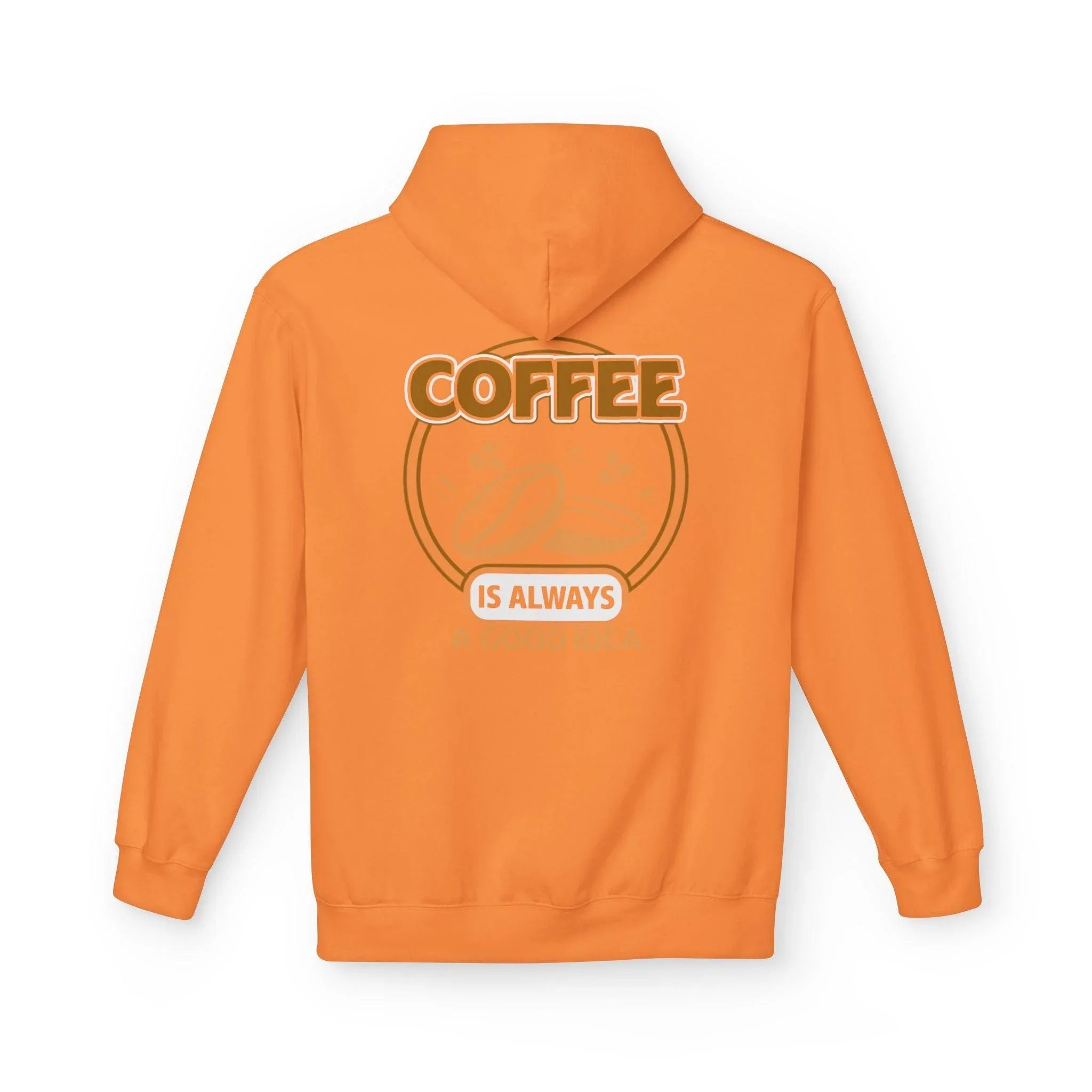 Cozy Up in Style: "Coffee Is Always A Good Idea" Fleece Hoodie