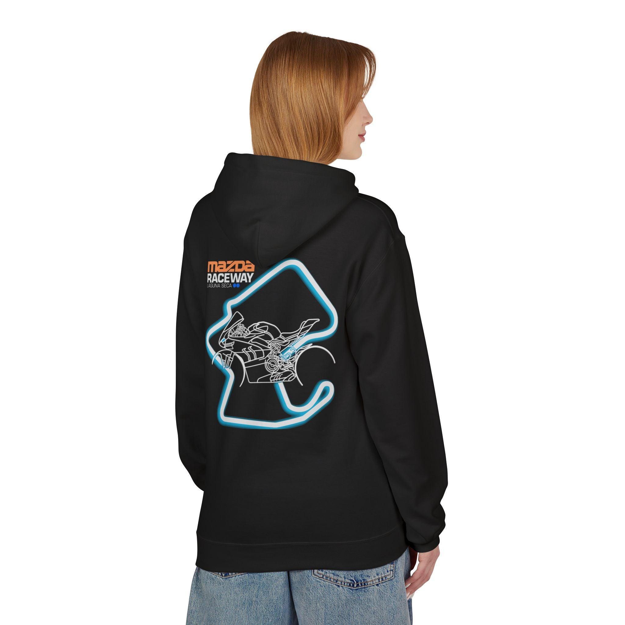 Ducati Panigale V4 SP Laguna Seca Fleece Hoodie - Stylish & Cozy