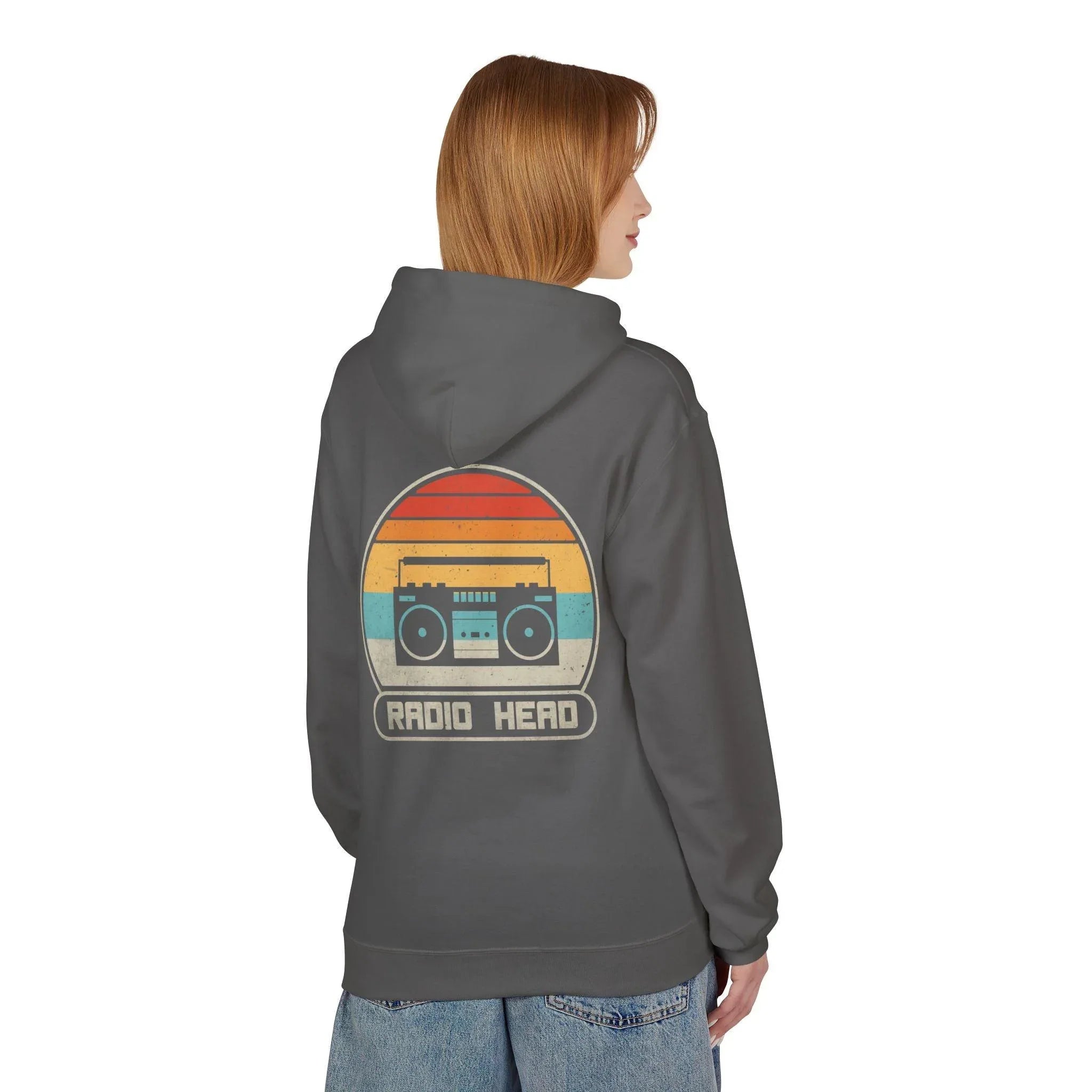 Cozy Vibes Radio Head Fleece Pullover Hoodie