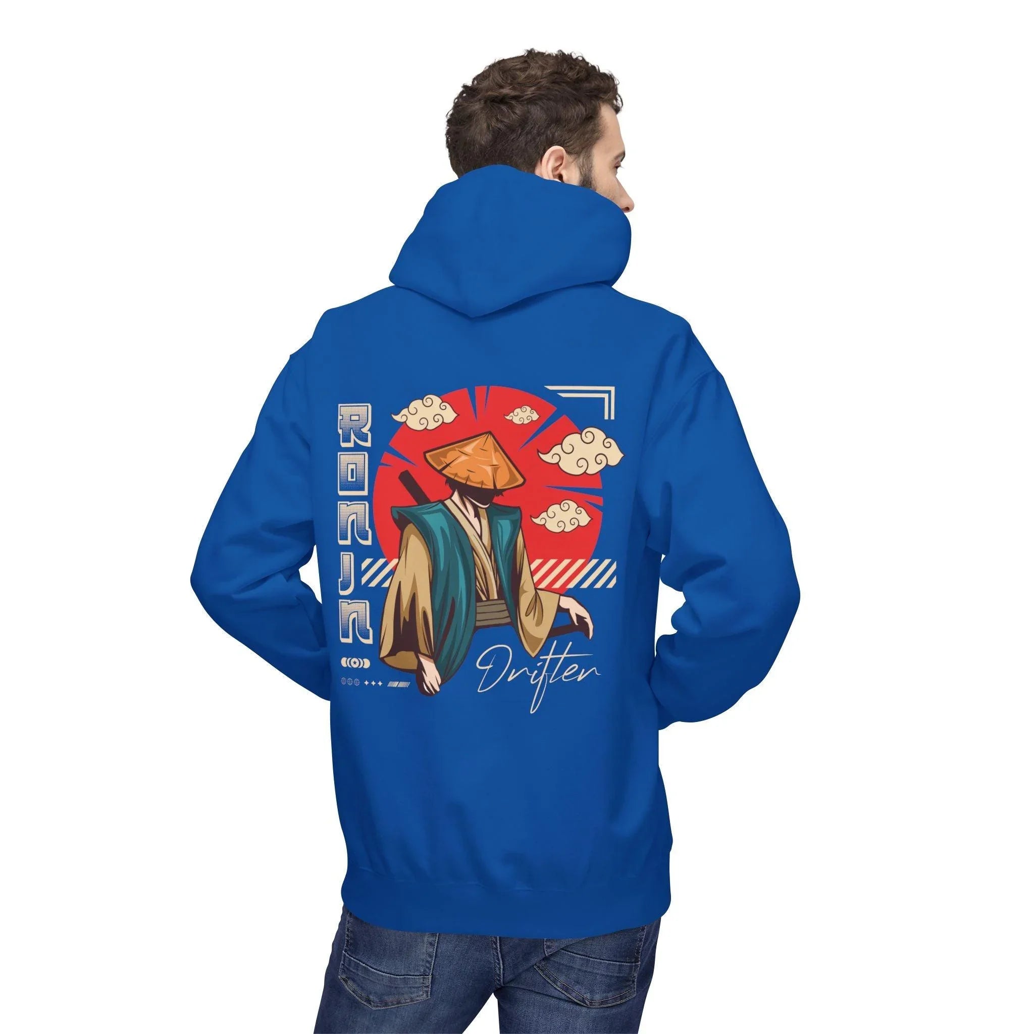 Ultimate Ronin Drifter Japanese Streetwear Fleece Hoodie for Trendsetters