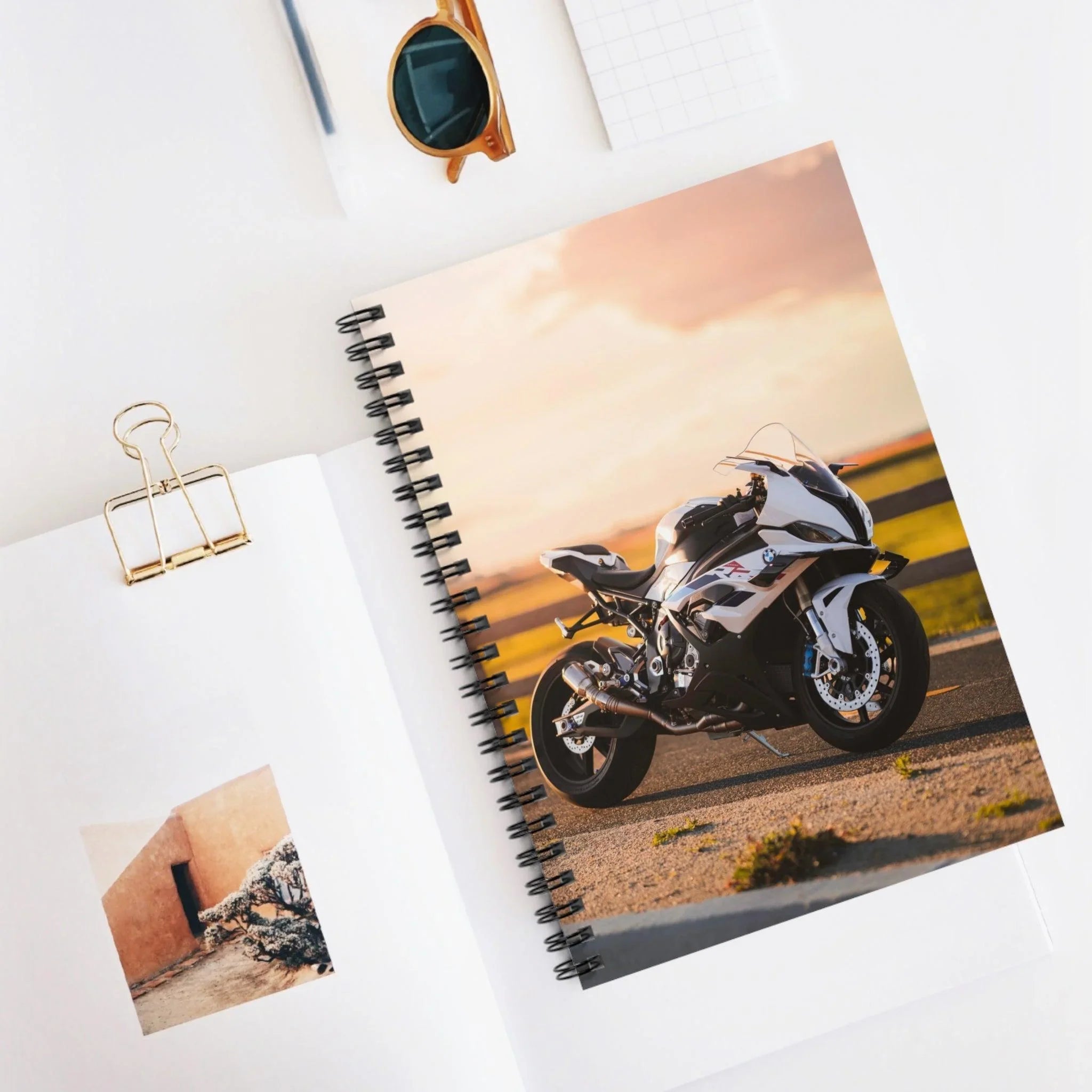 BMW S1000RR Motorcycle Spiral Notebook #066 - Throttle Designs