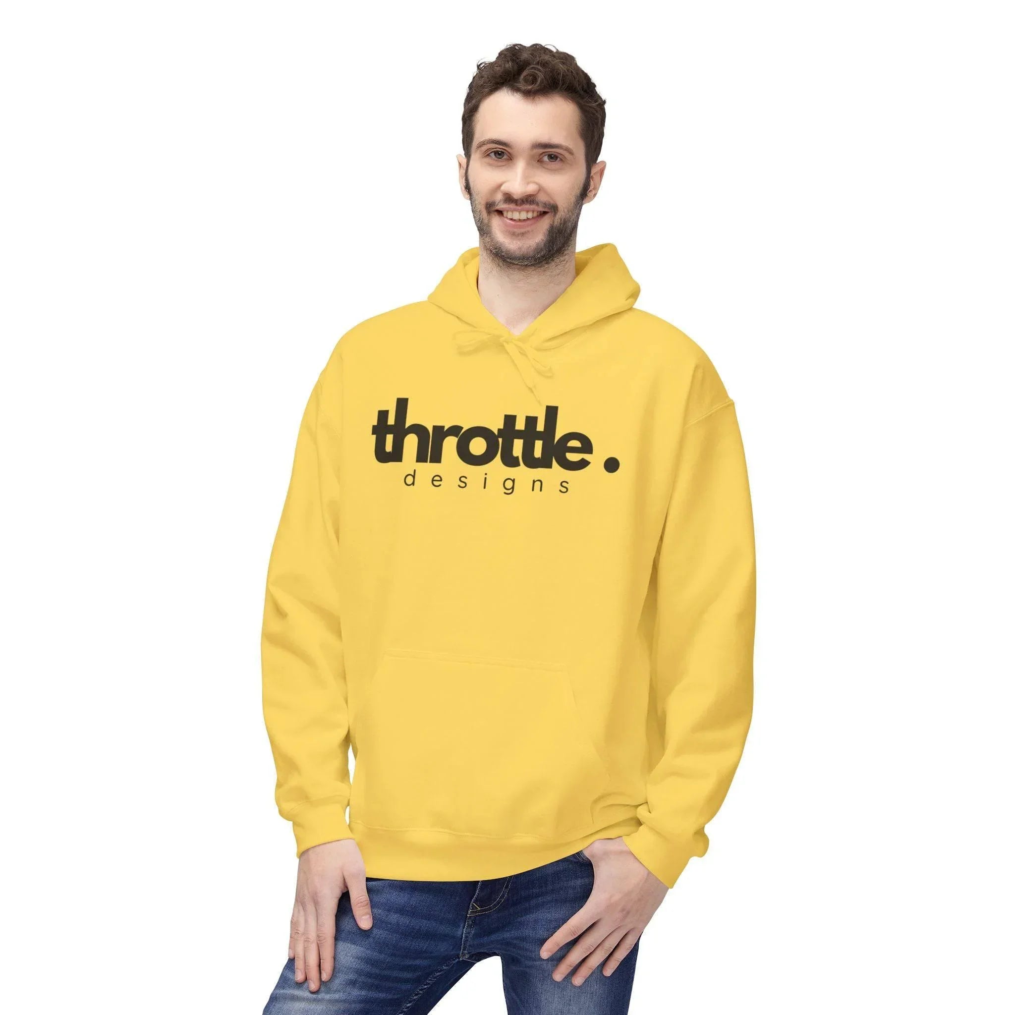 Throttle Designs V1 Premium Fleece Hoodie for Ultimate Comfort & Style