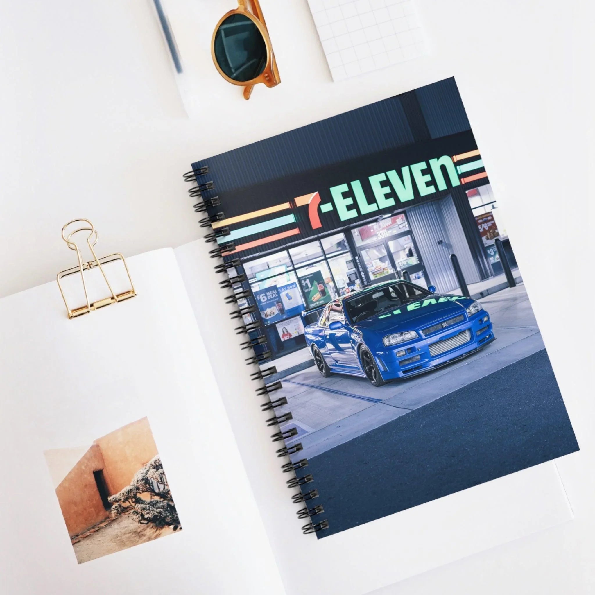 Nissan GTR R34 Automotive Spiral Notebook #005 - Throttle Designs