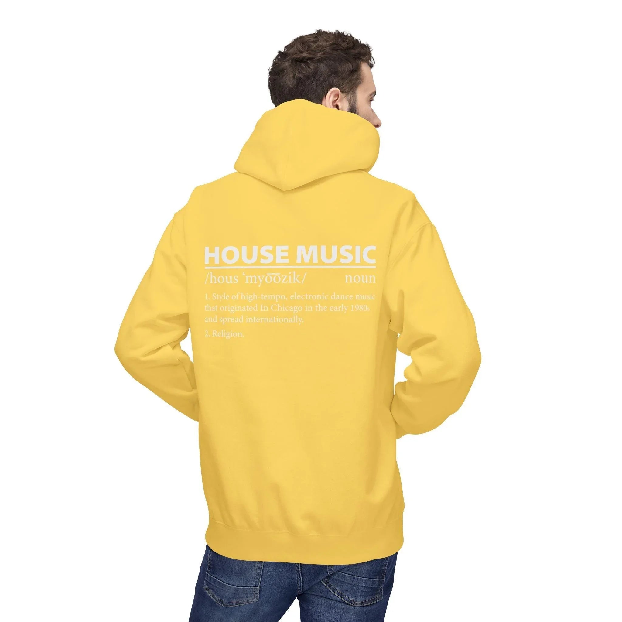 Ultimate House Music Fleece Hoodie for Comfort and Style