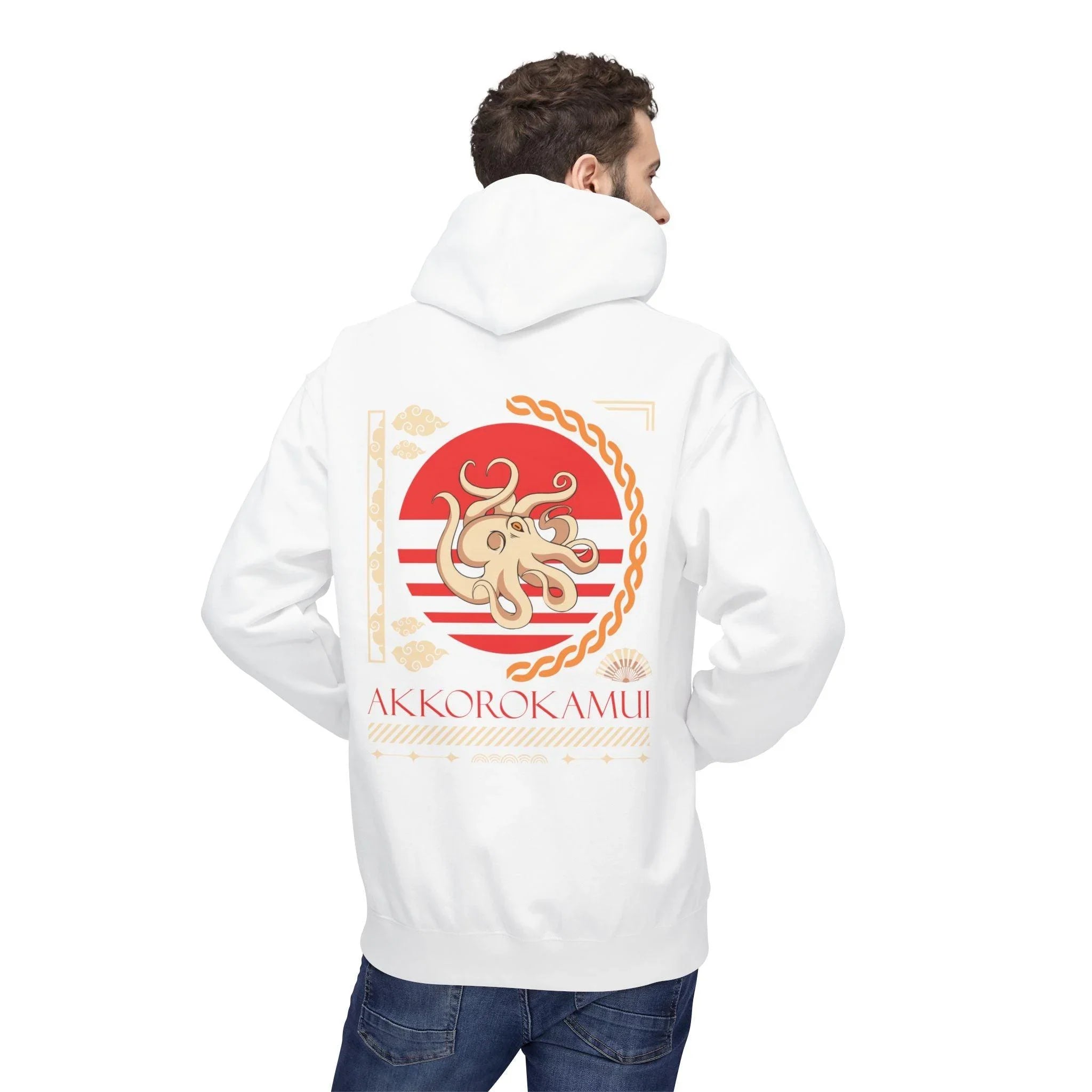 Ultimate Comfort Japanese Streetwear Fleece Hoodie – Akkorokamui Edition