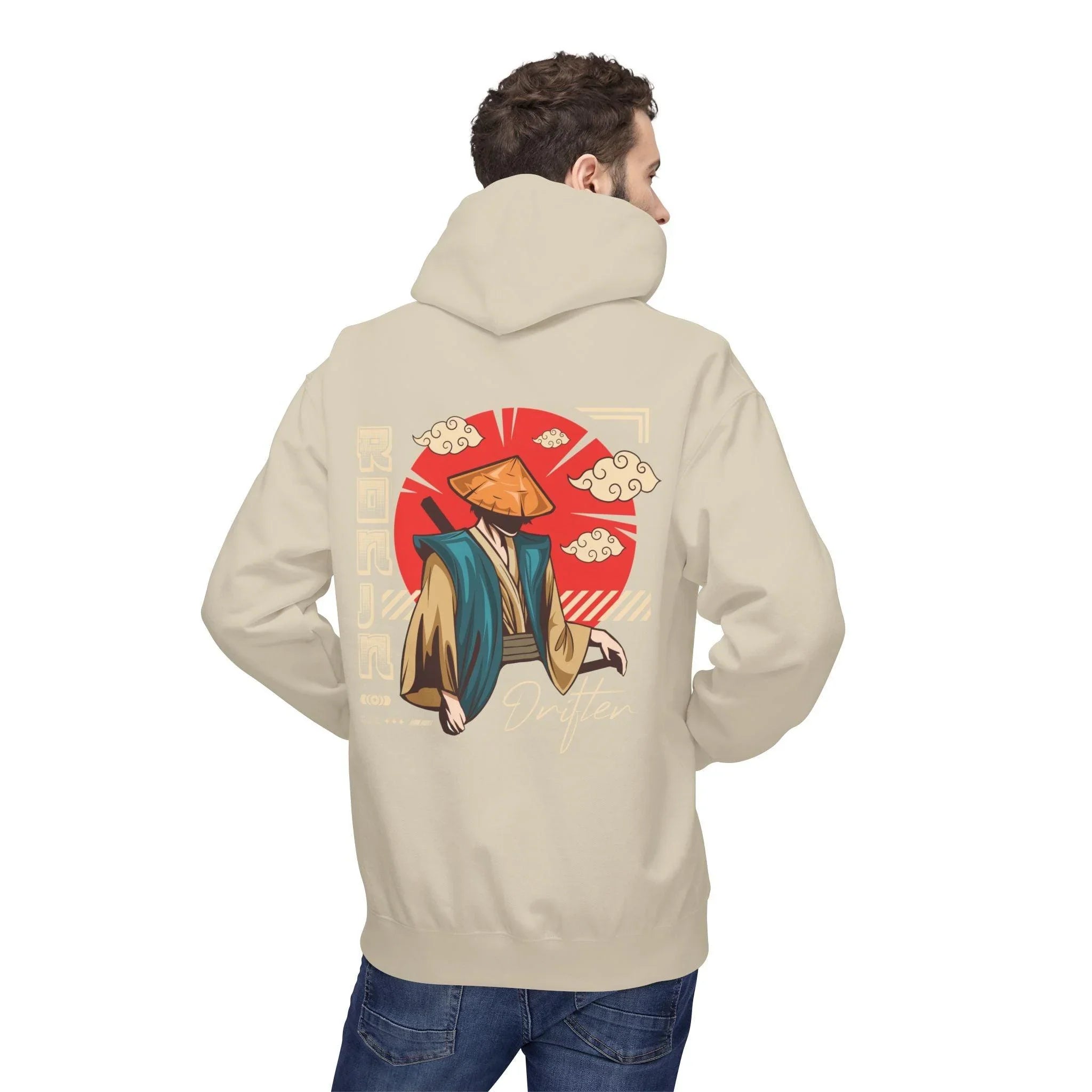 Ultimate Ronin Drifter Japanese Streetwear Fleece Hoodie for Trendsetters