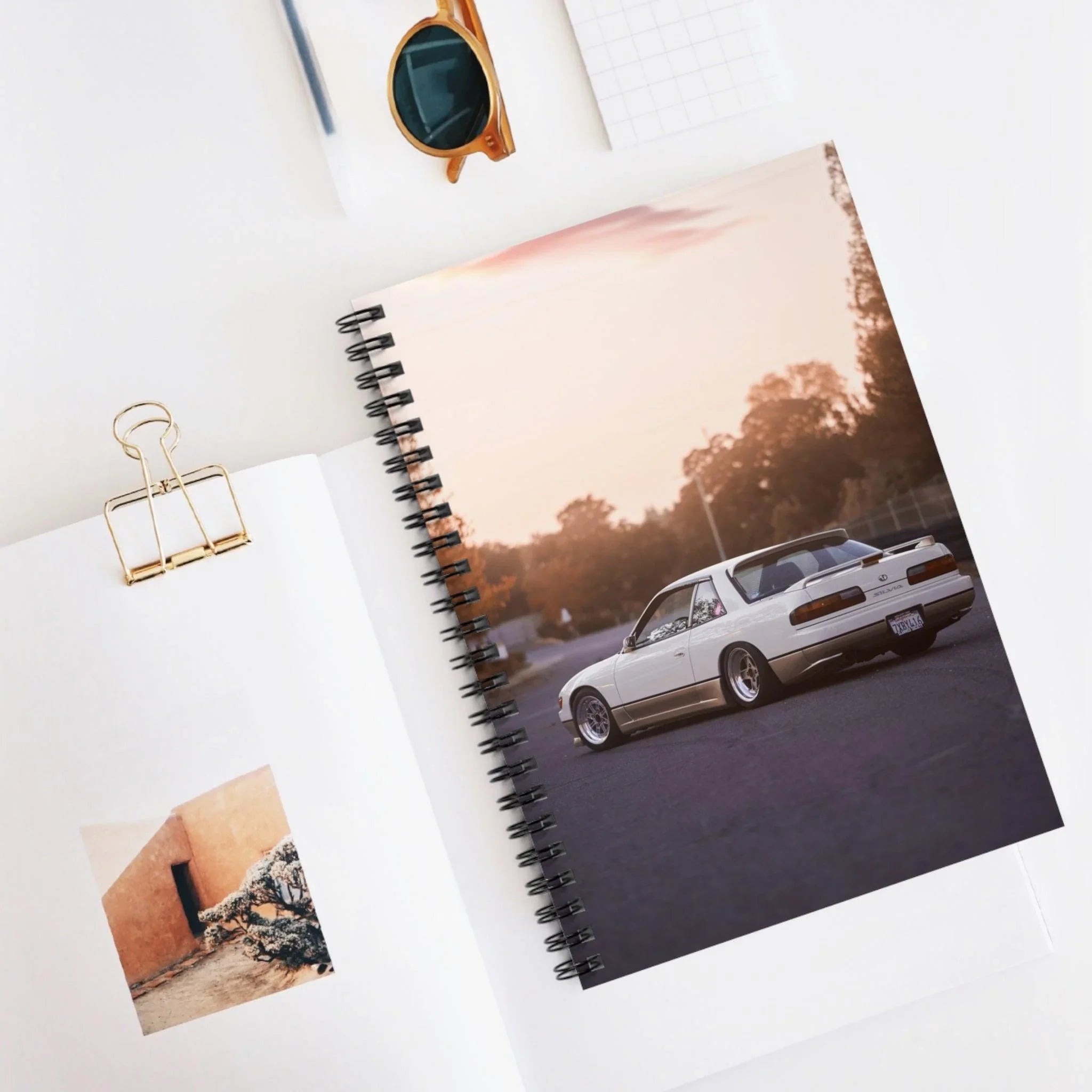 Nissan 240sx S13 Silvia Automotive Spiral Notebook #003 - Throttle Designs