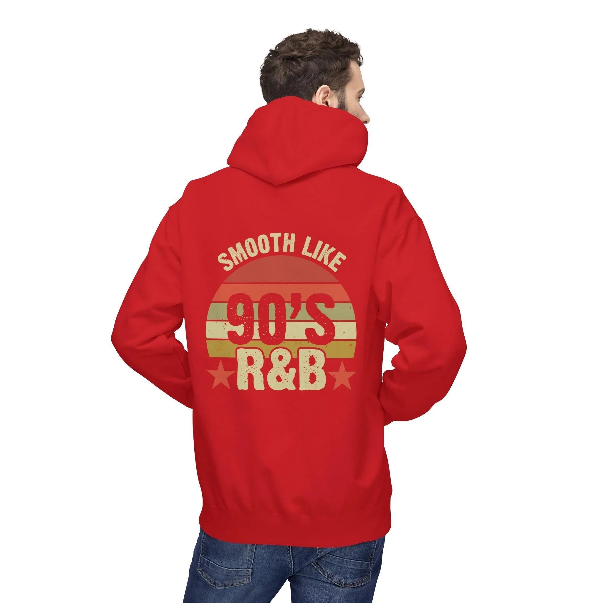 Retro Vibes Fleece Hoodie - Embrace the Comfort of 90's R&B Style