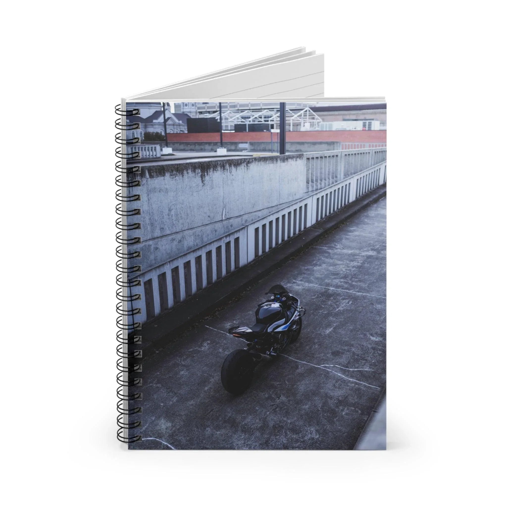 BMW S1000RR Drag Spec Motorcycle Spiral Notebook #010 - Throttle Designs