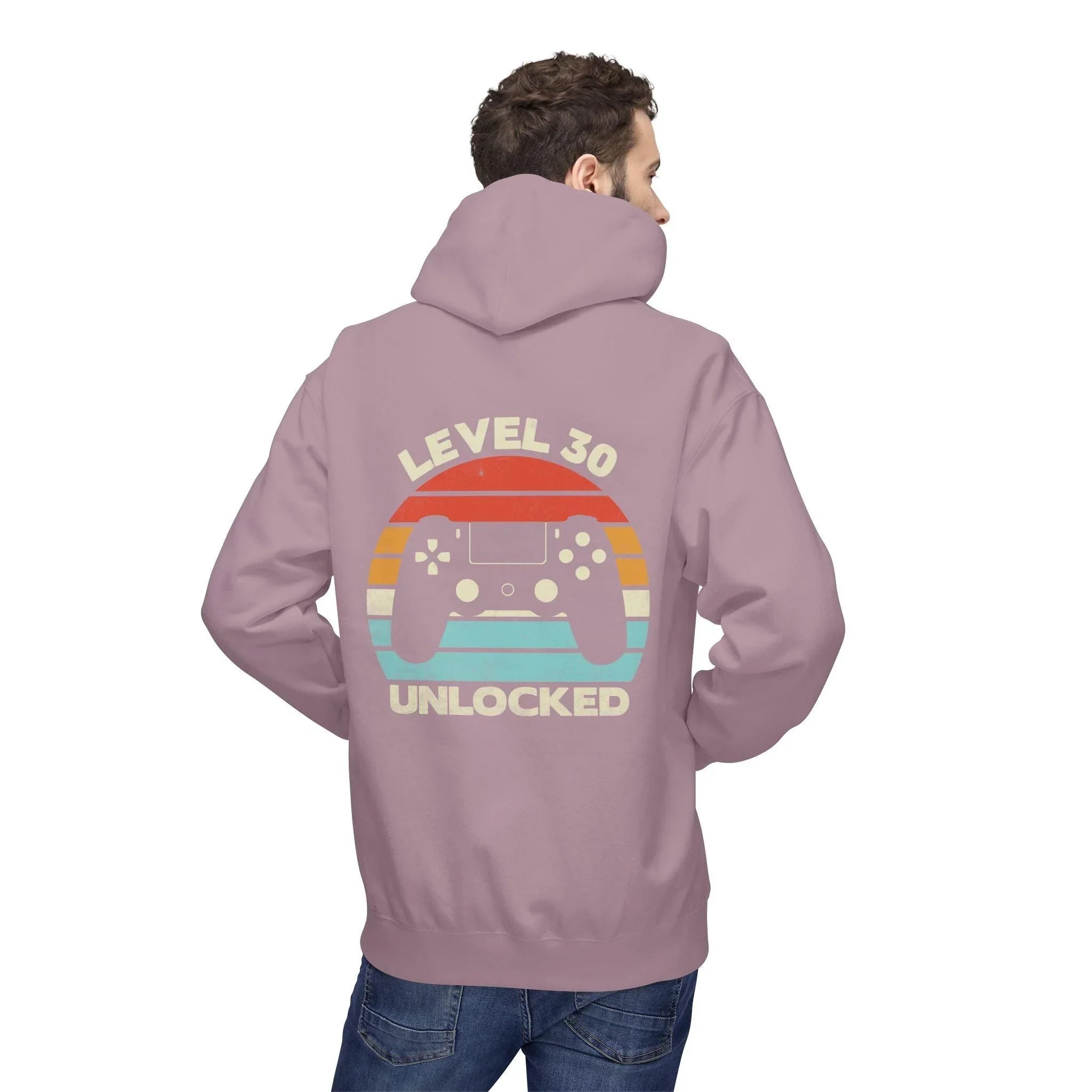 Level Up Your Style: Retro Gaming Fleece Hoodie with Comfort and Charm