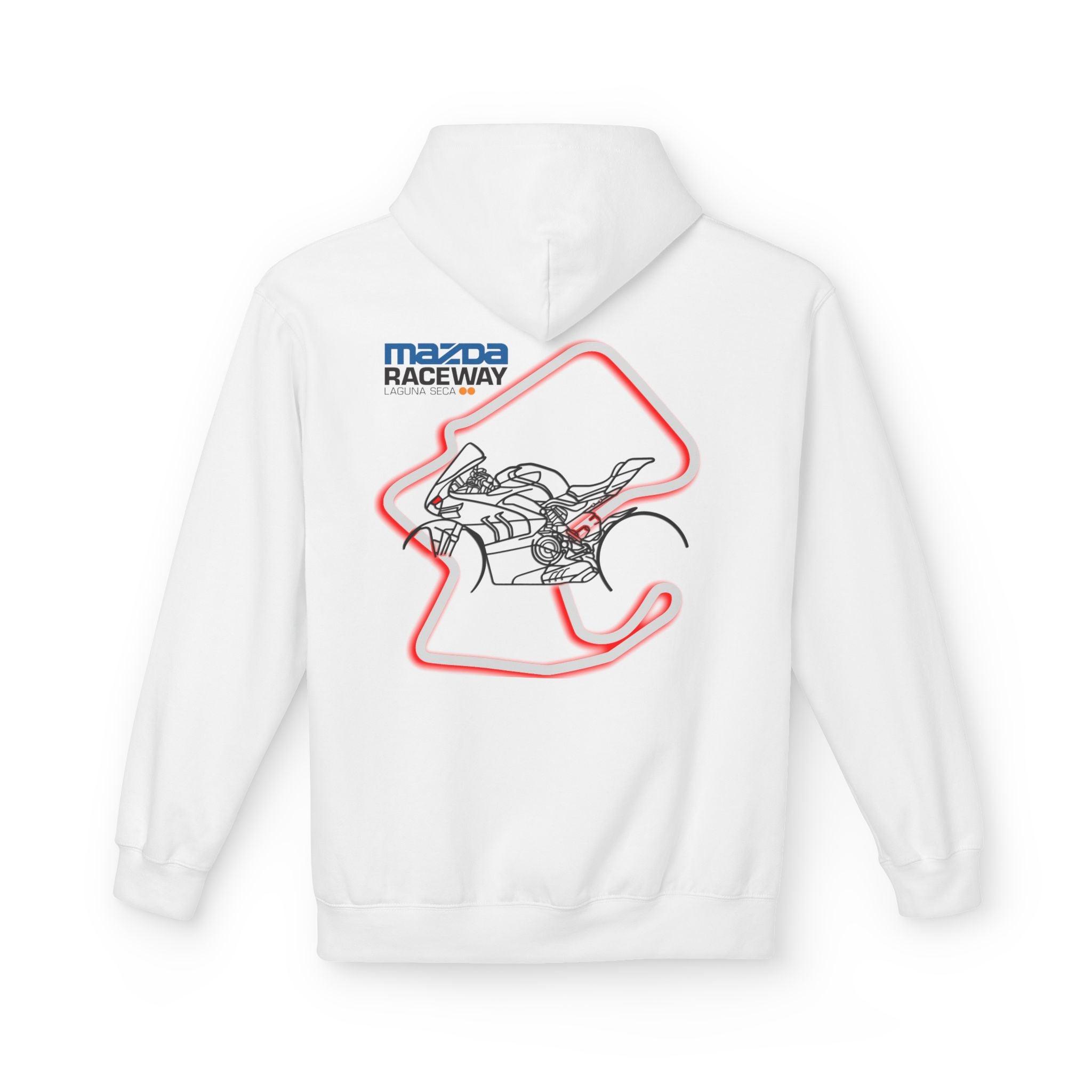 Ducati Panigale V4 SP Laguna Seca Hoodie - Red Edition for Comfort & Style