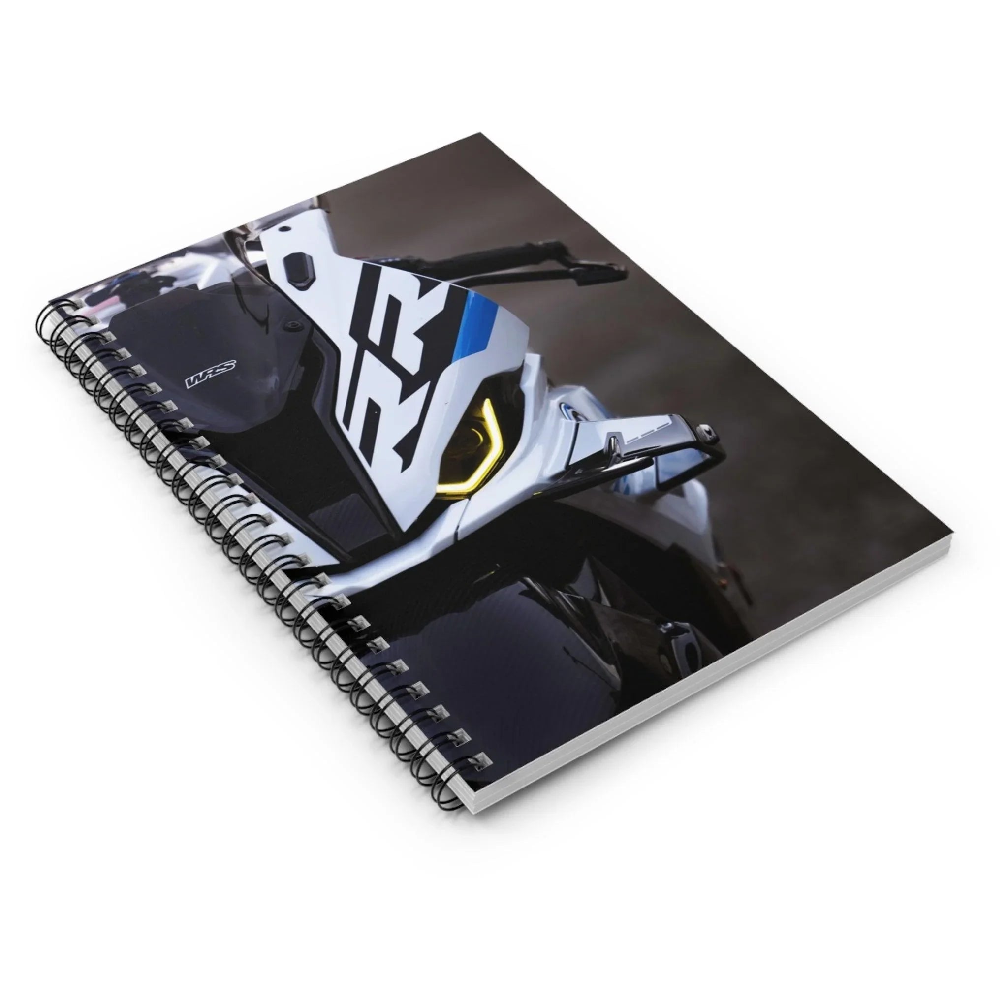 BMW S1000RR Drag Spec Motorcycle Spiral Notebook #018 - Throttle Designs