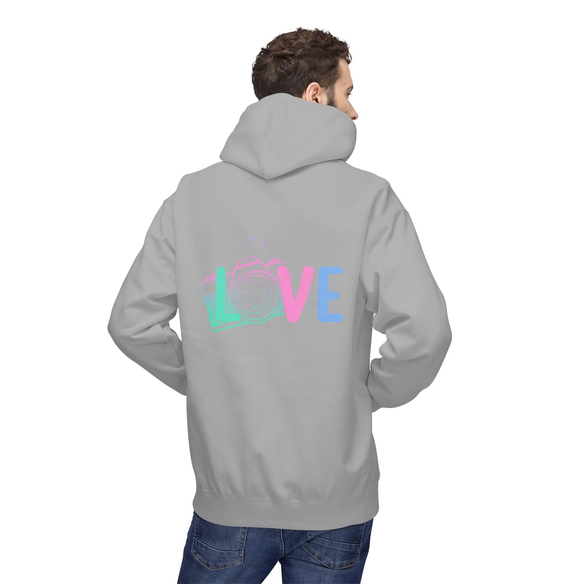 Cozy Love Photography Fleece Hoodie for Stylish Comfort