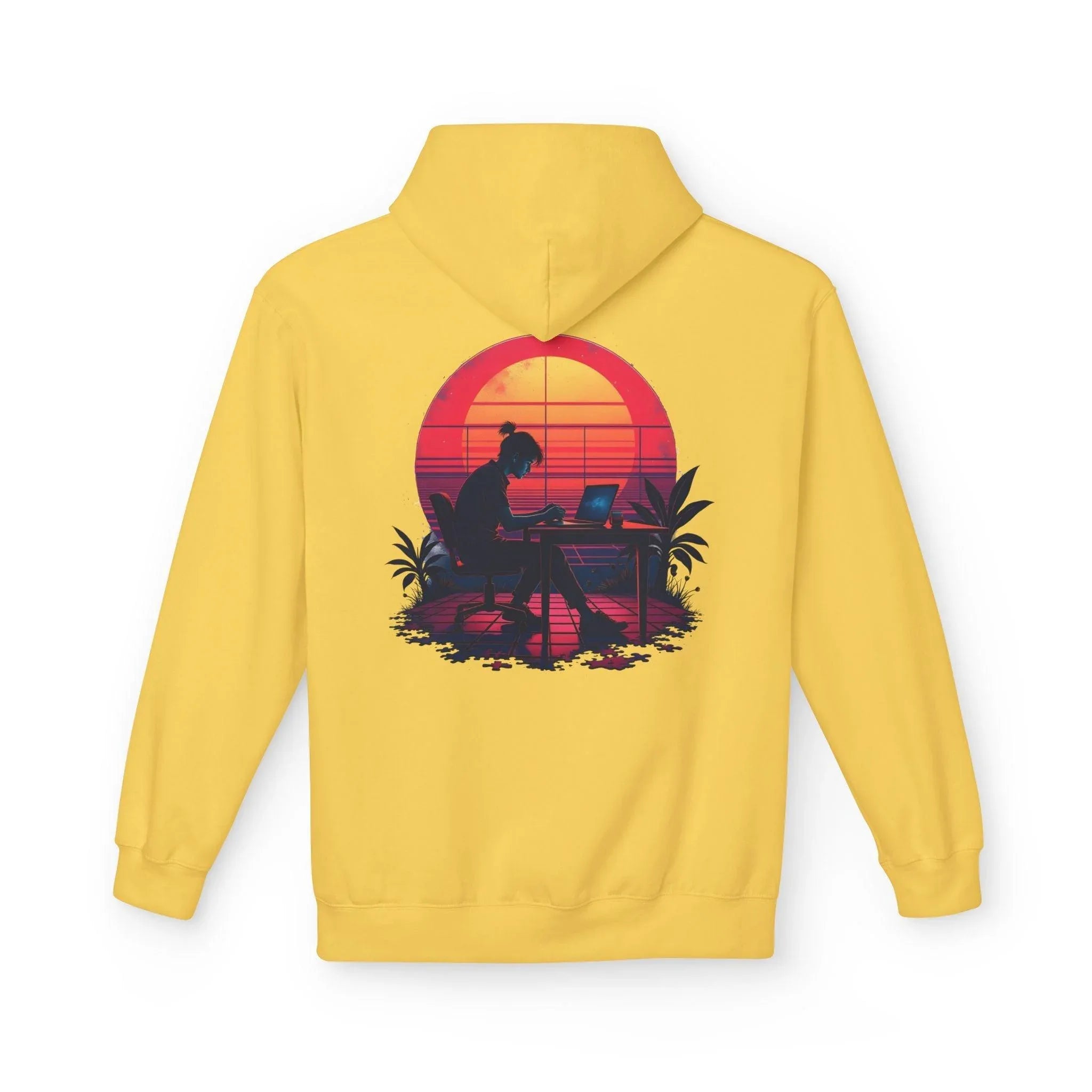 Ultimate Retro Programmer Fleece Hoodie for Comfort and Style