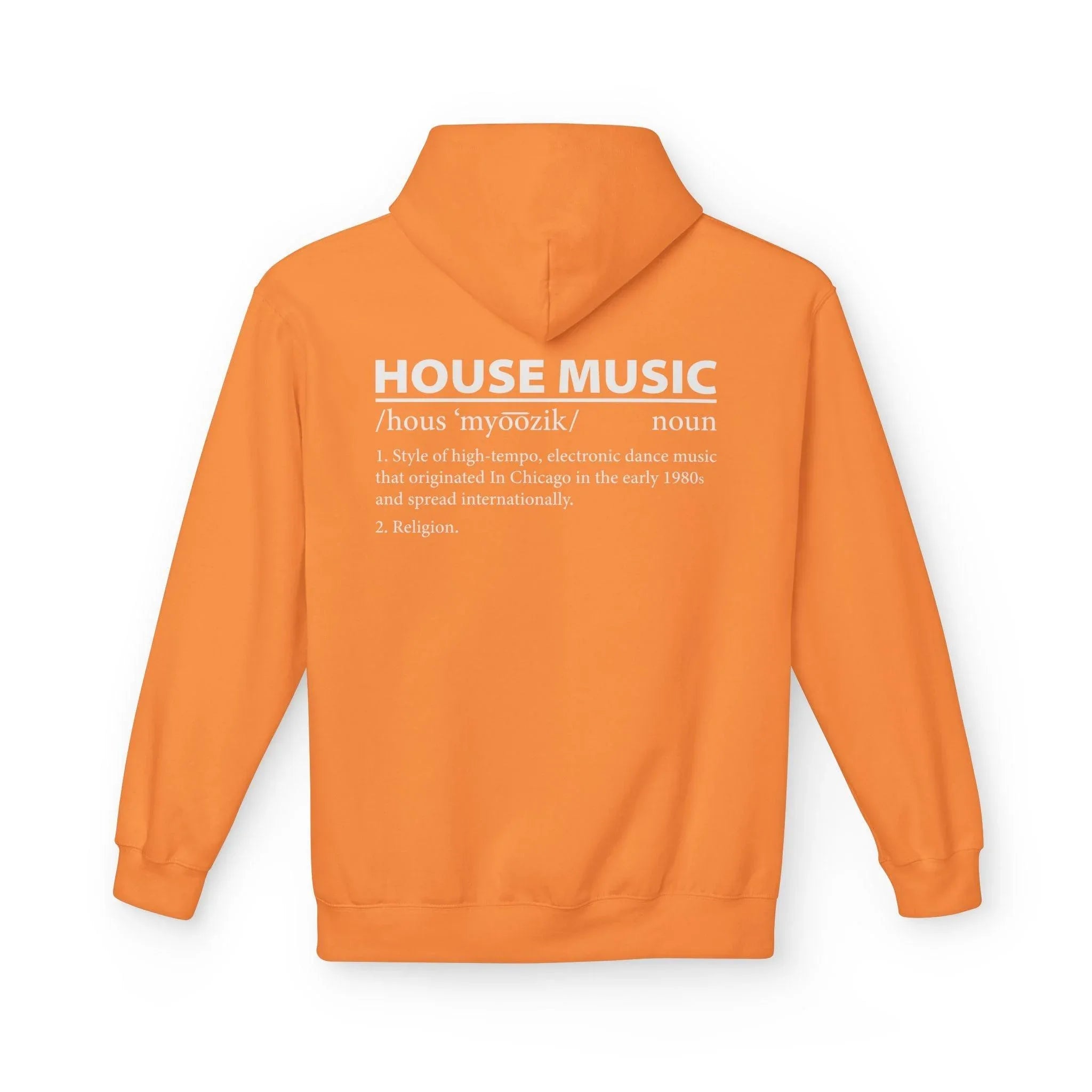 Ultimate House Music Fleece Hoodie for Comfort and Style