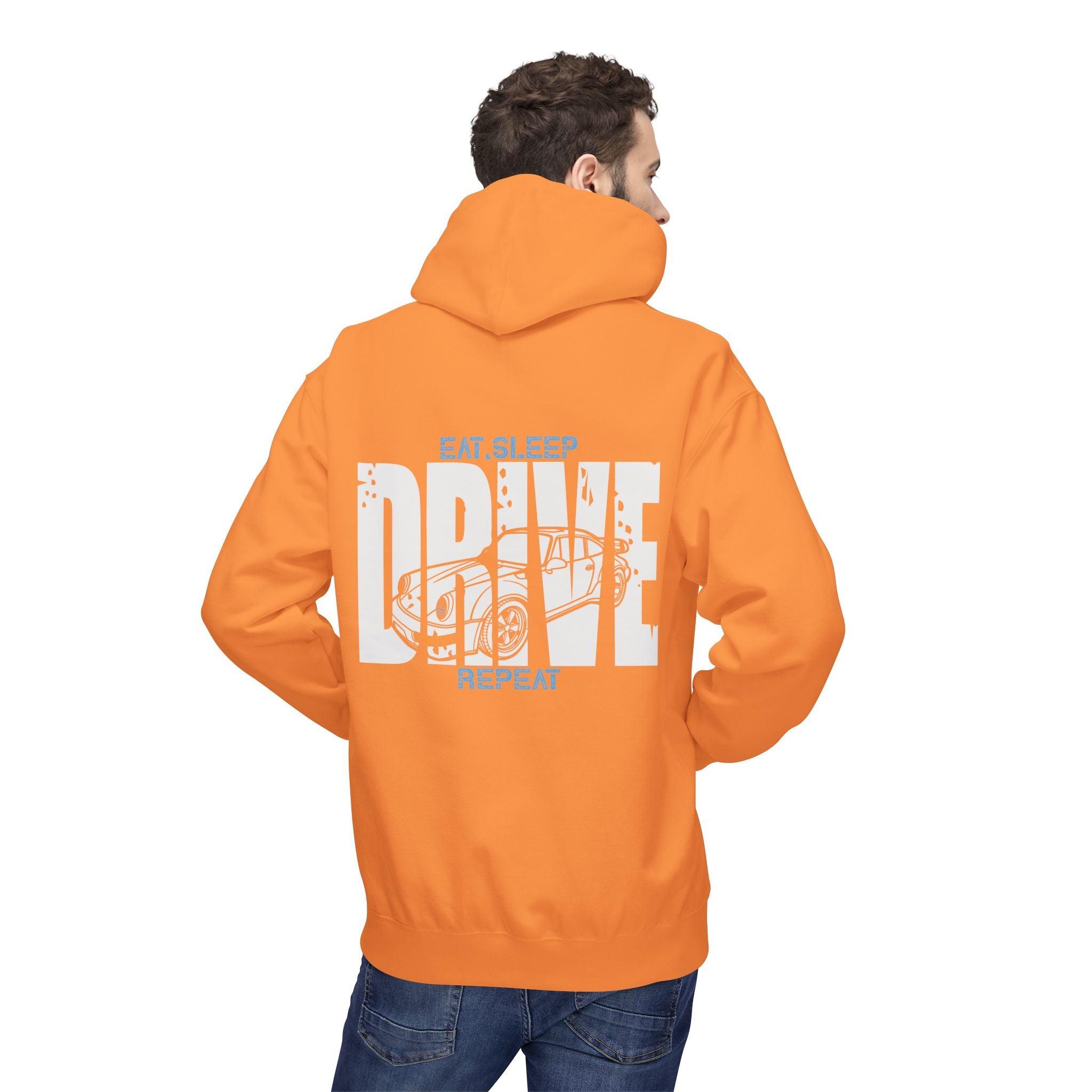 Classic Porsche 911 DRIVE Fleece Hoodie for Ultimate Comfort