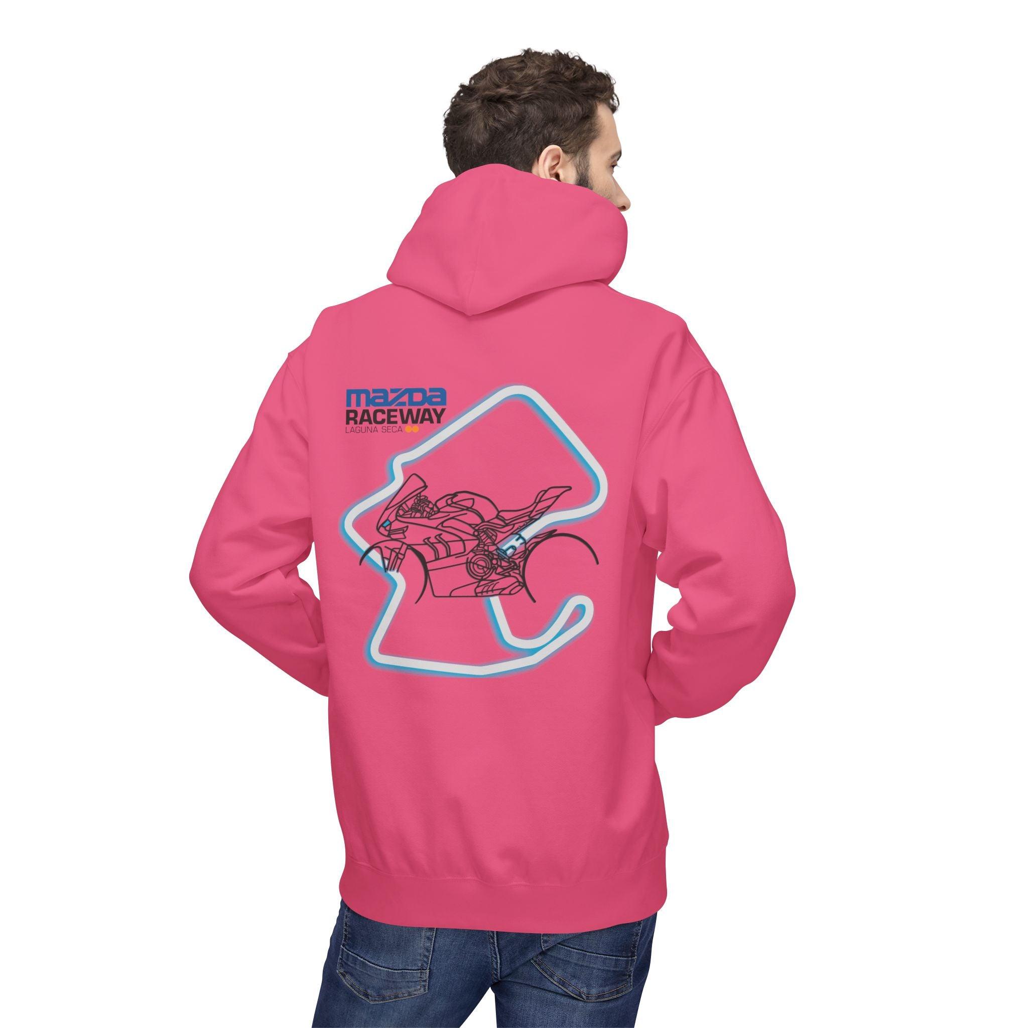 Ducati Panigale V4 SP Laguna Seca Fleece Hoodie - Stylish & Cozy