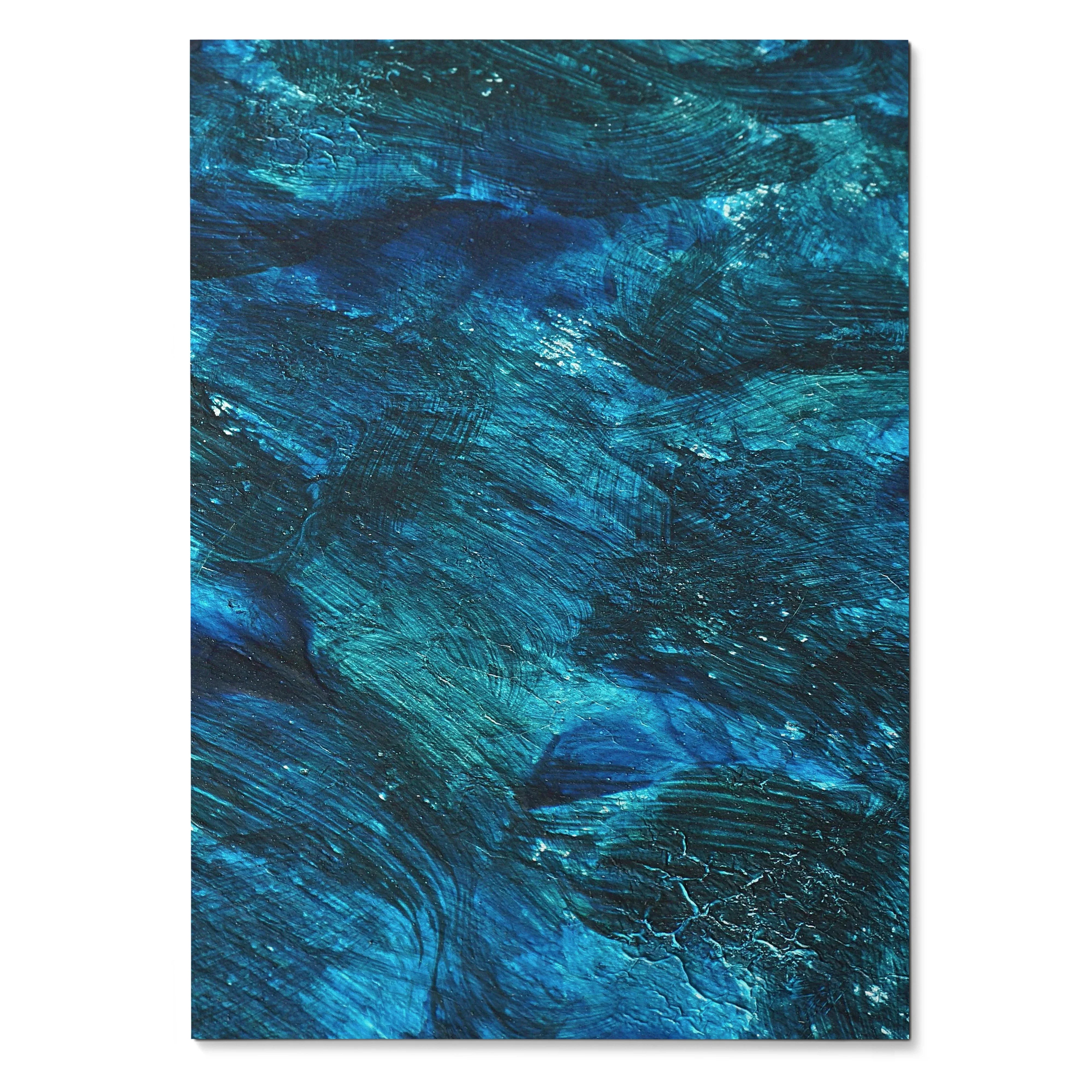 Modern Abstract Digital Art Poster for Wall Decor | Vertical - Throttle Designs