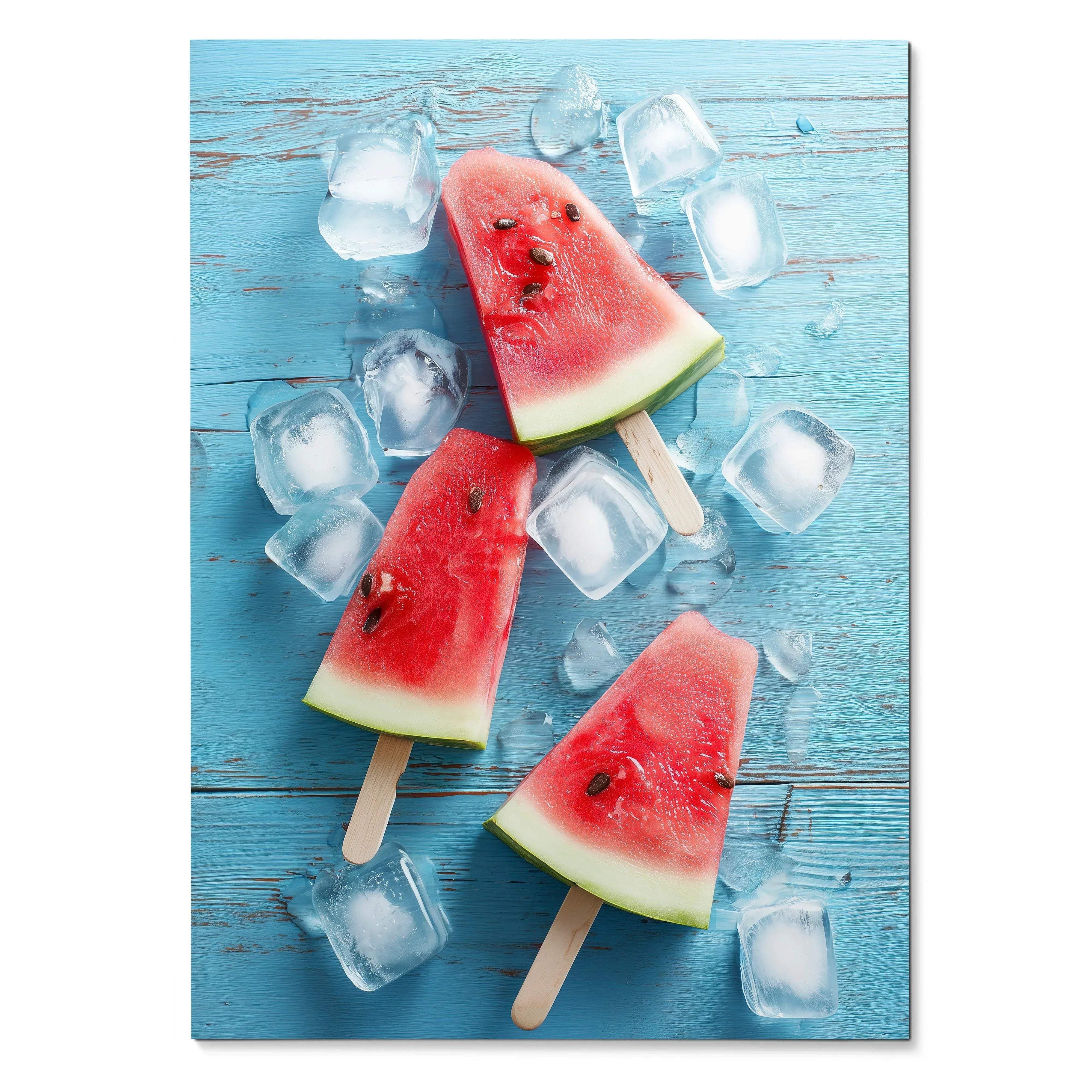 Vibrant Food Digital Art Poster Print Deco | Vertical - Throttle Designs