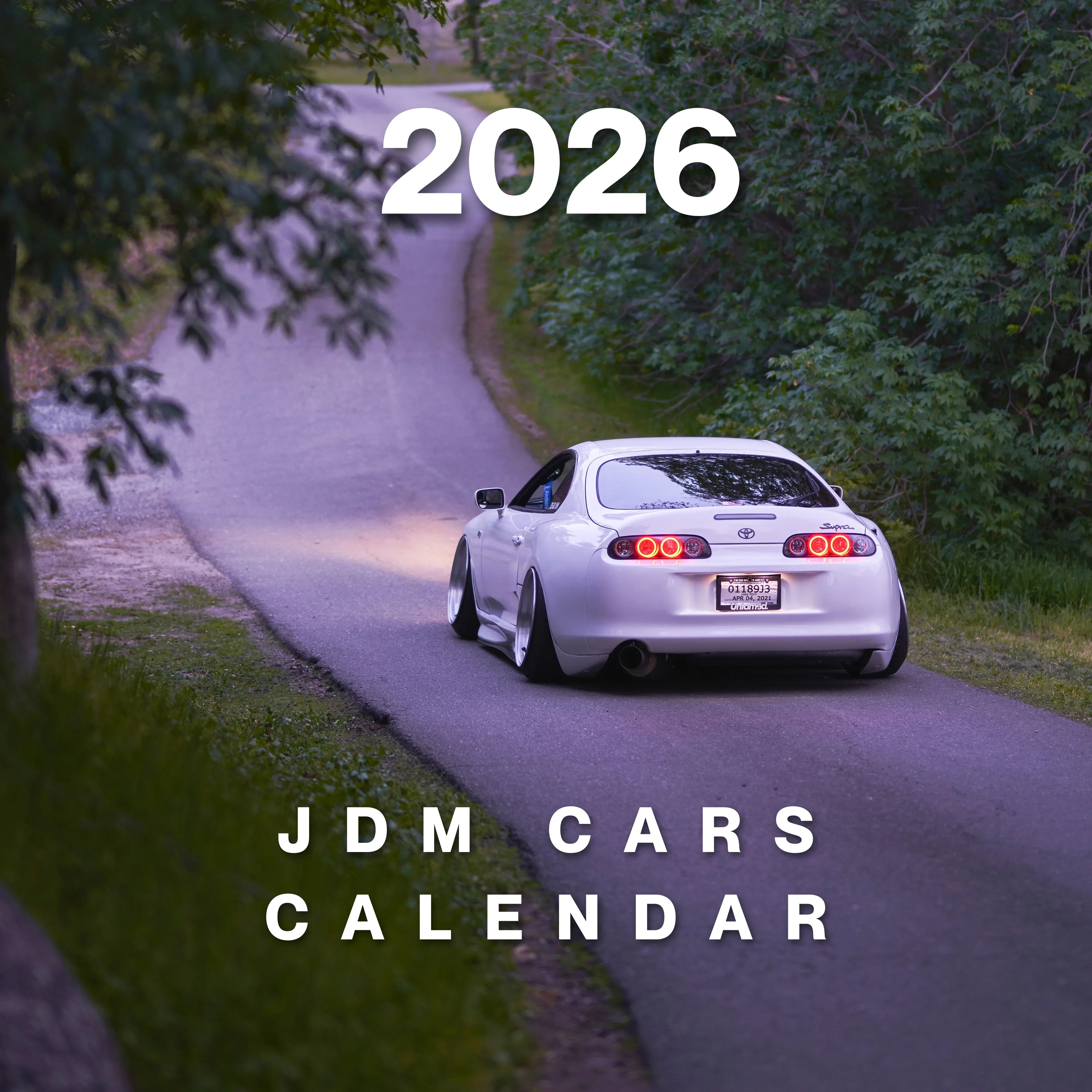 2026 Car Calendar - Iconic JDM Cars Calendar