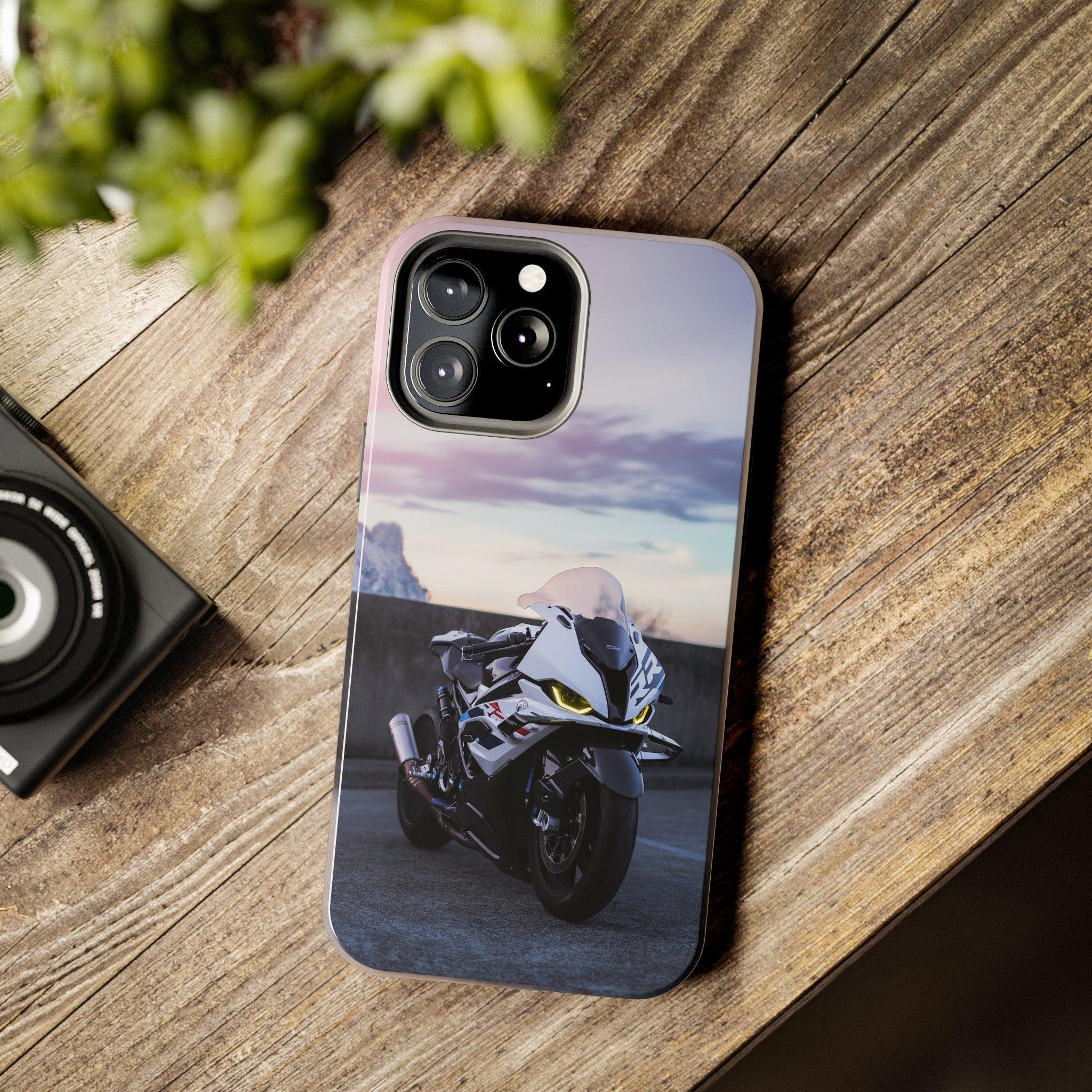 BMW S1000RR Drag Spec Motorcycle iPhone Case and Galaxy Phone Case #006 - Throttle Designs