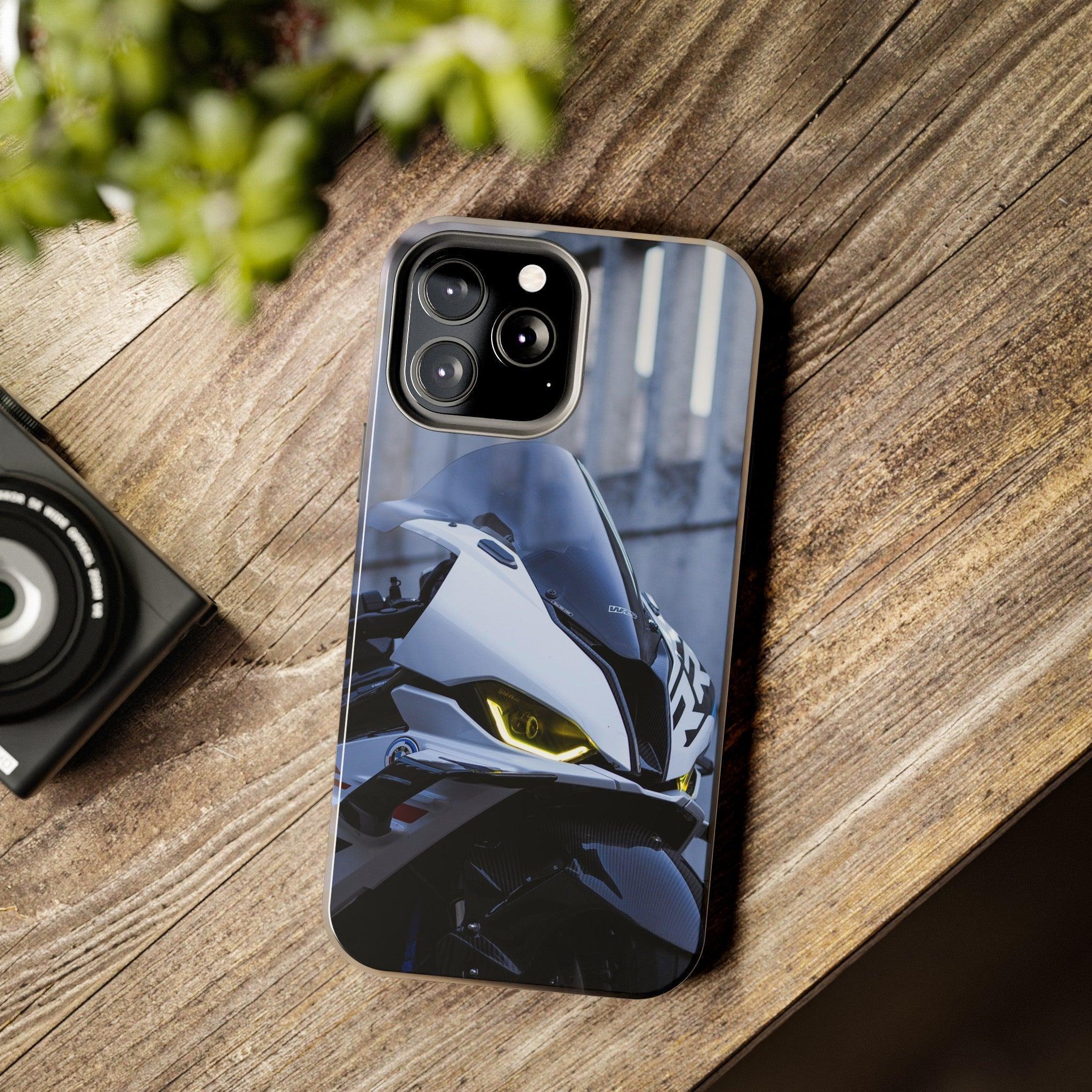 BMW S1000RR Drag Spec Motorcycle iPhone Case and Galaxy Phone Case #007 - Throttle Designs