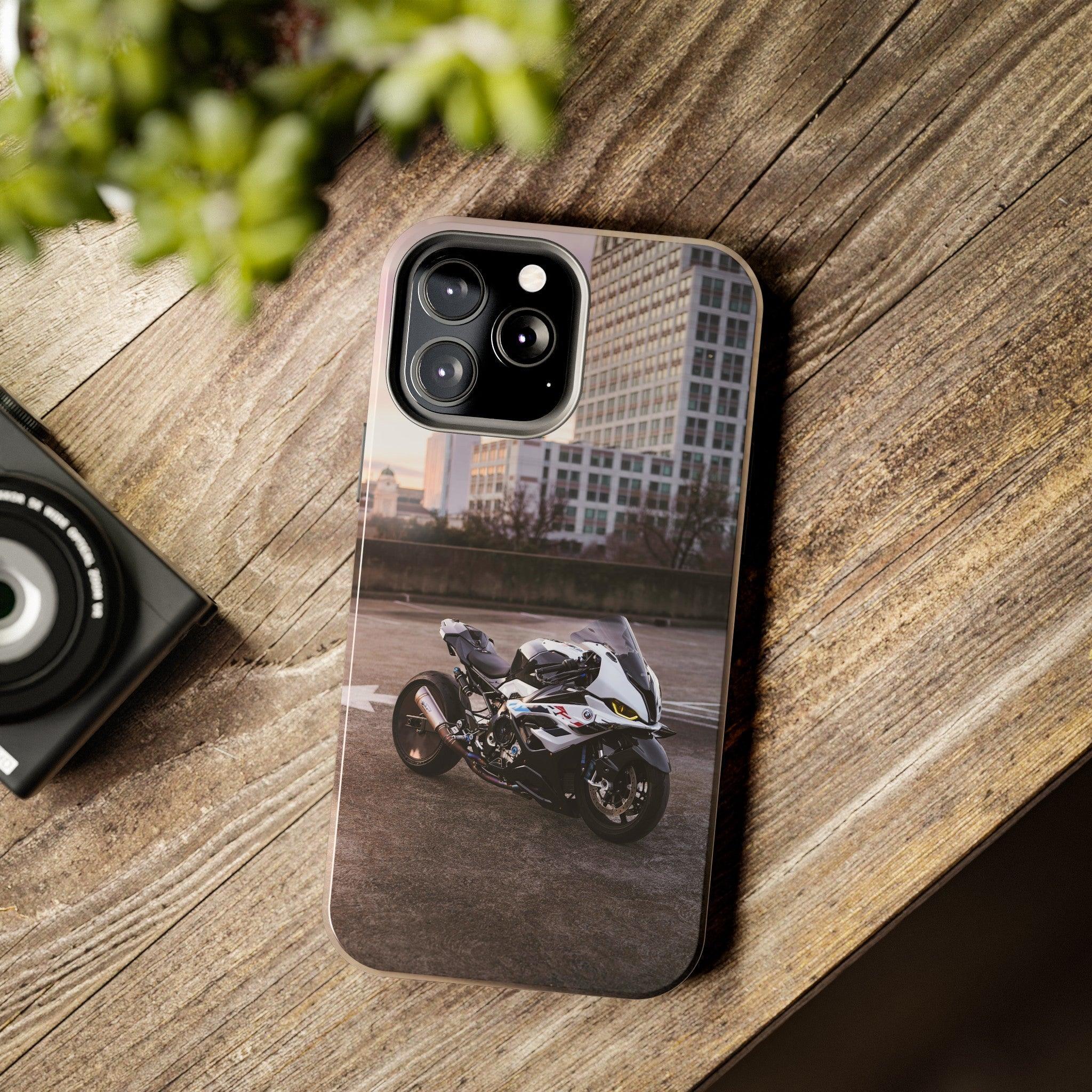BMW S1000RR Drag Spec Motorcycle iPhone Case and Galaxy Phone Case #011 - Throttle Designs