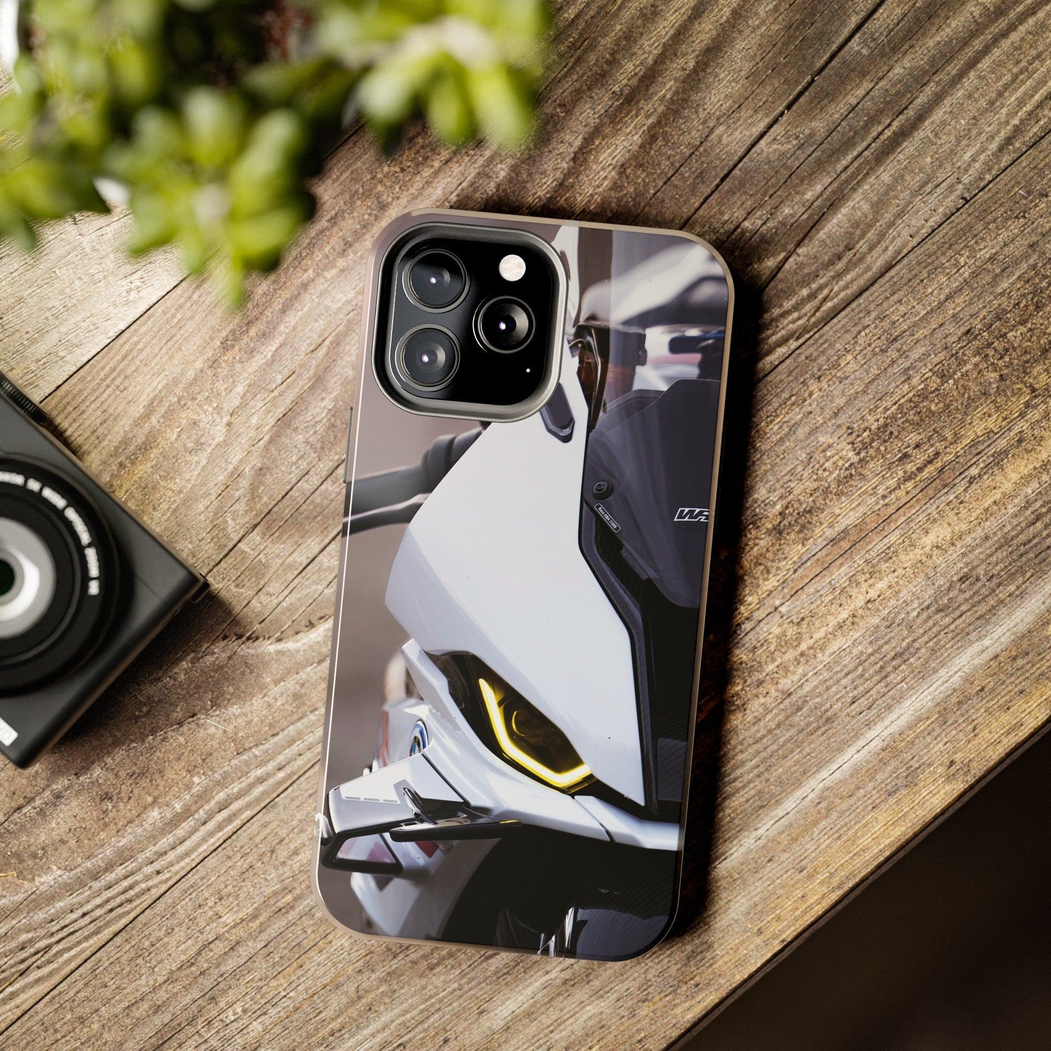 BMW S1000RR Drag Spec Motorcycle iPhone Case and Galaxy Phone Case #015 - Throttle Designs