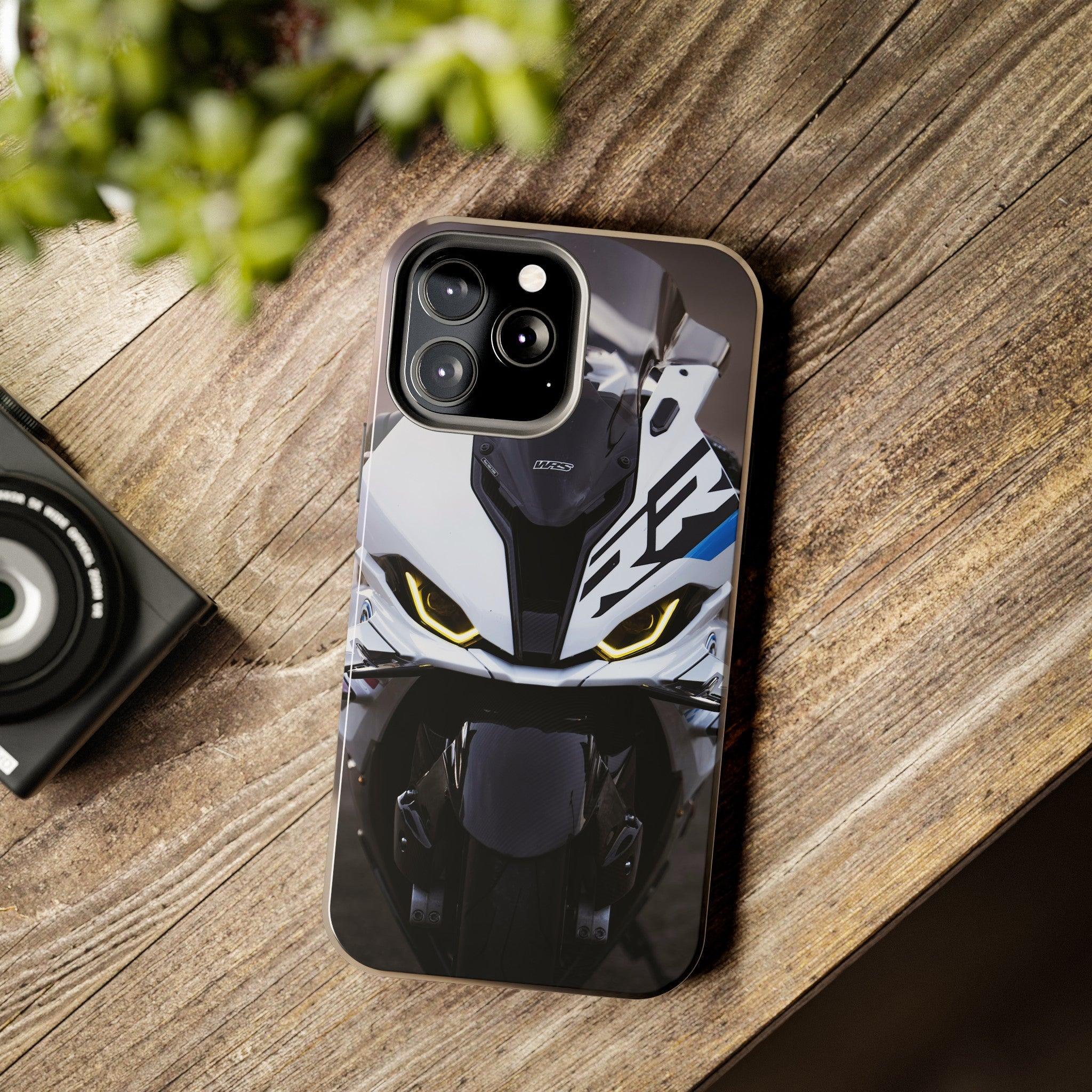 BMW S1000RR Drag Spec Motorcycle iPhone Case and Galaxy Phone Case #016 - Throttle Designs