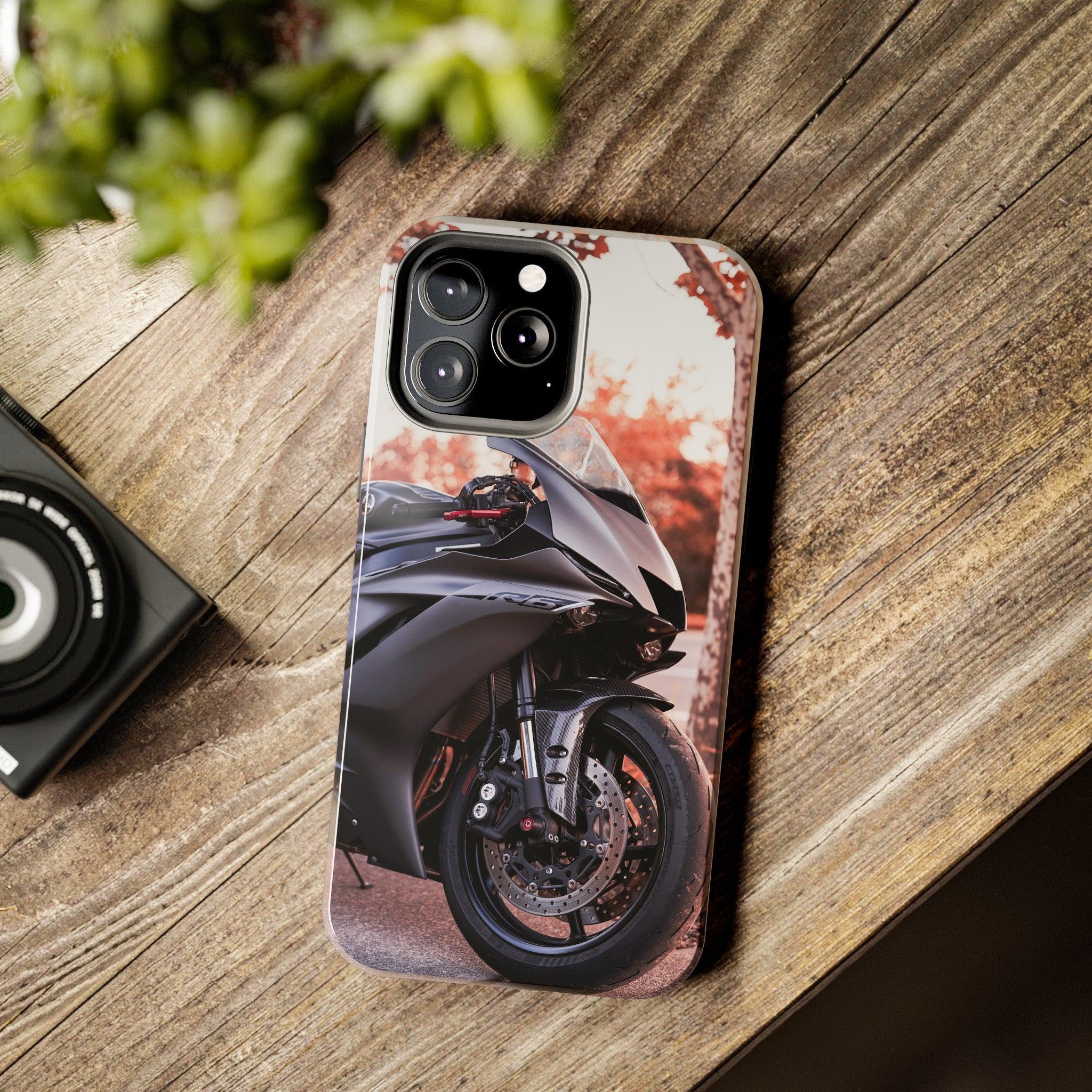 Yamaha R6 Motorcycle iPhone Case and Galaxy Phone Case #002 - Throttle Designs