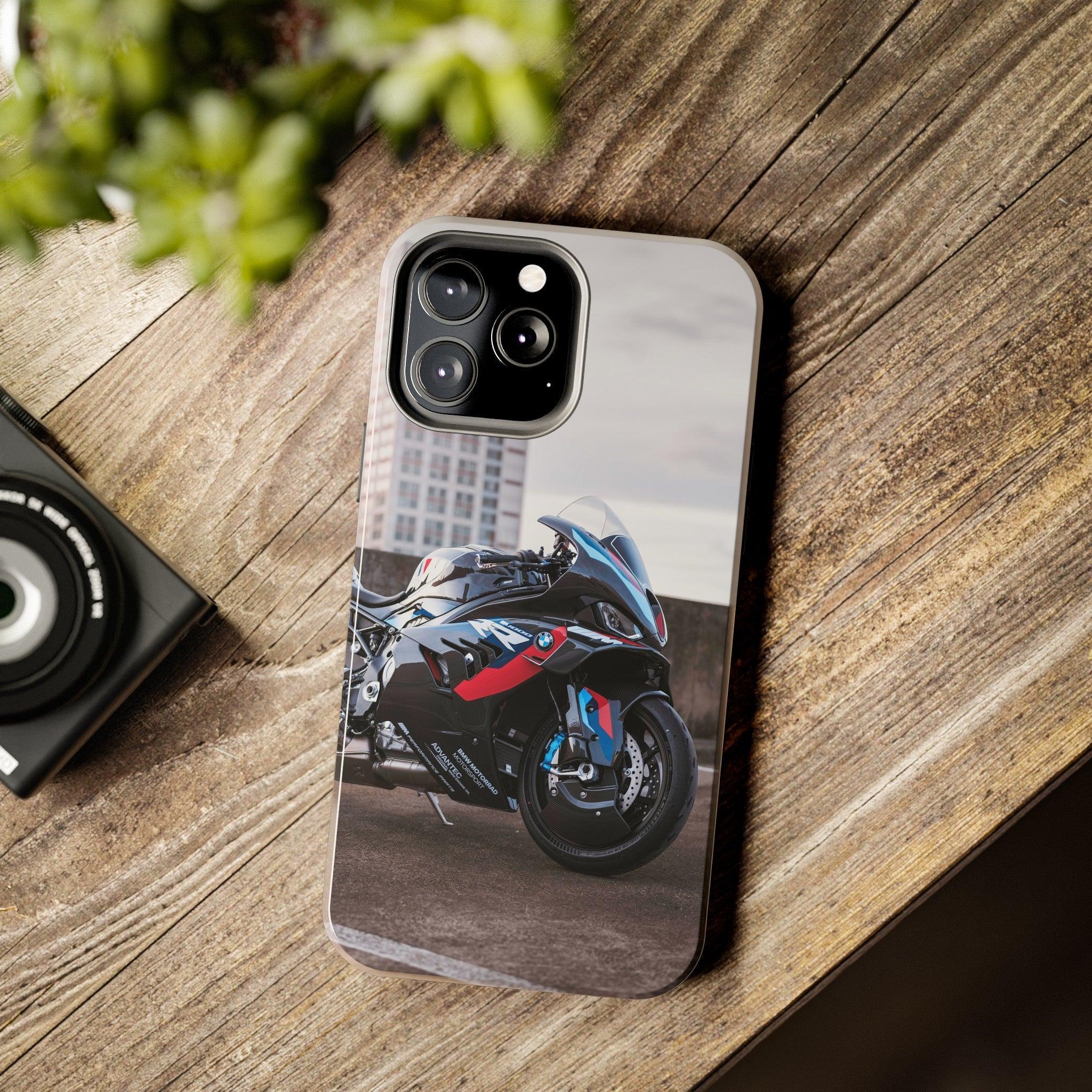 BMW M1000RR Motorcycle iPhone Case and Galaxy Phone Case #005 - Throttle Designs