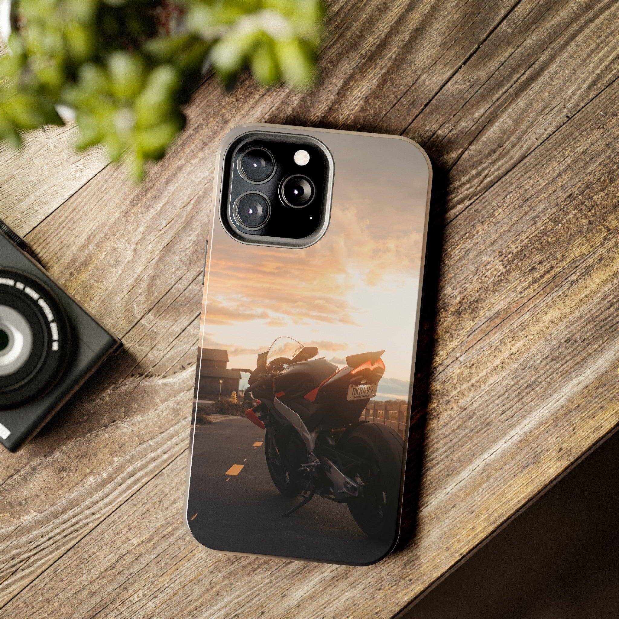 Aprilia RSV4 1100 Factory Motorcycle iPhone Case and Galaxy Phone Case #017 - Throttle Designs